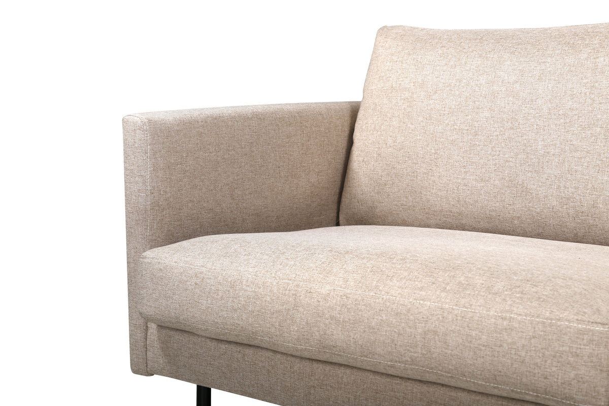 Zoom 2-sits soffor brun – produktbild