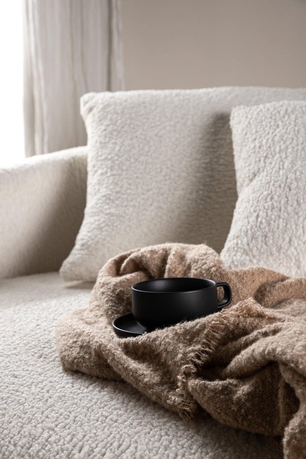 Kelso 2-sits soffor vit – livsstilsbild