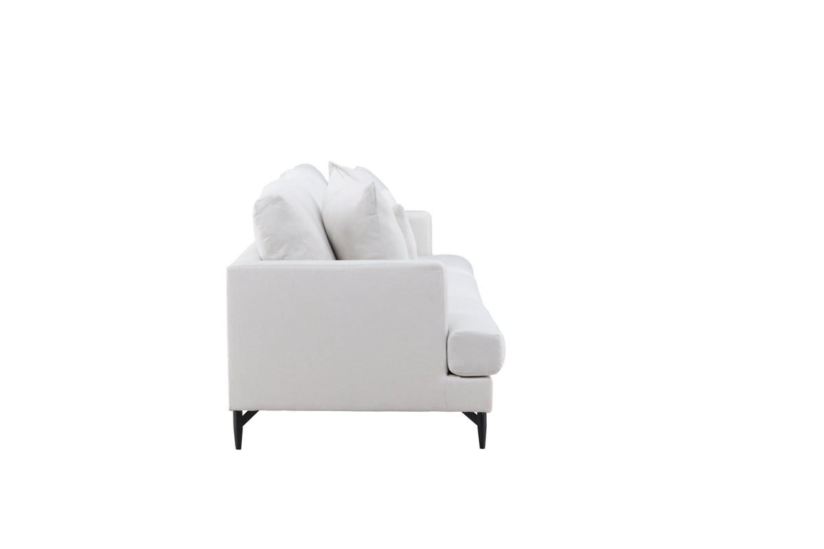 Sofia 3-sits soffor beige – produktbild