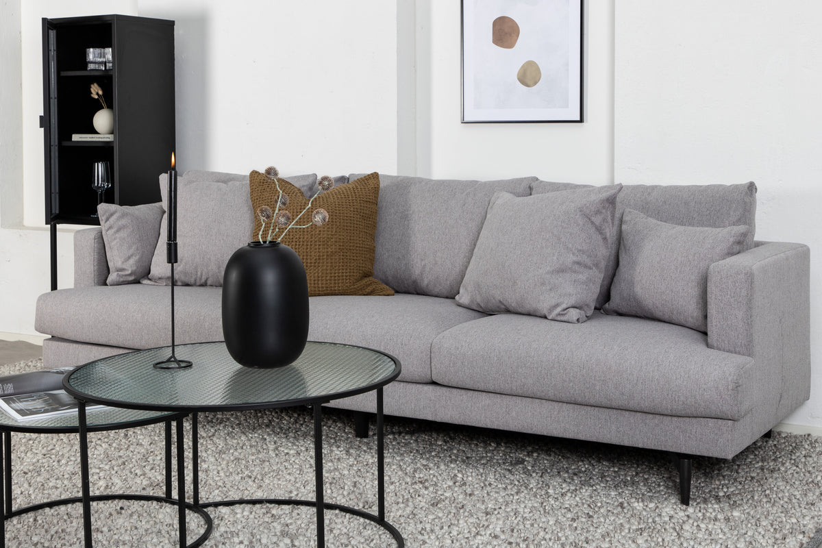 Sofia 3-sits soffor grå – inspirationsbild