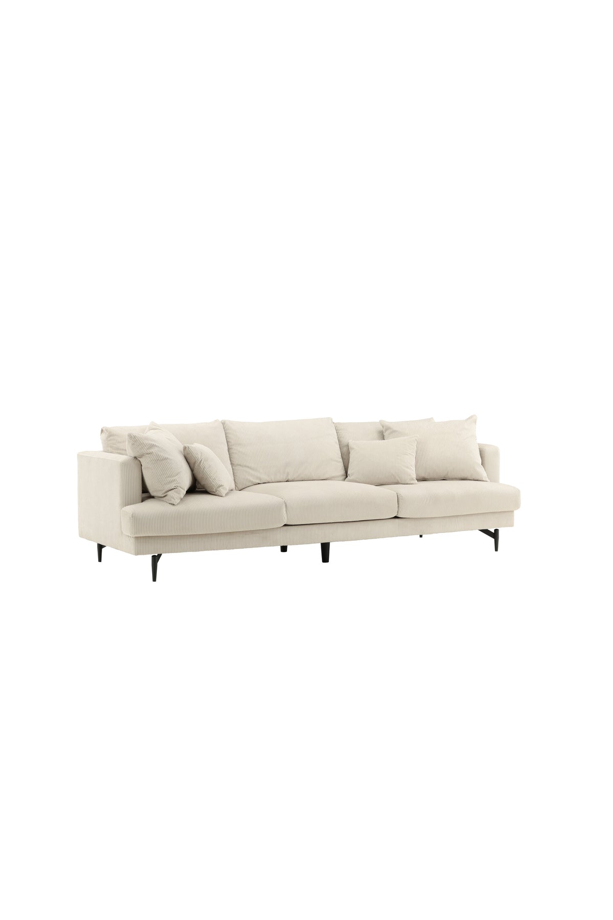 Sofia 3-sits soffor beige – studioshot