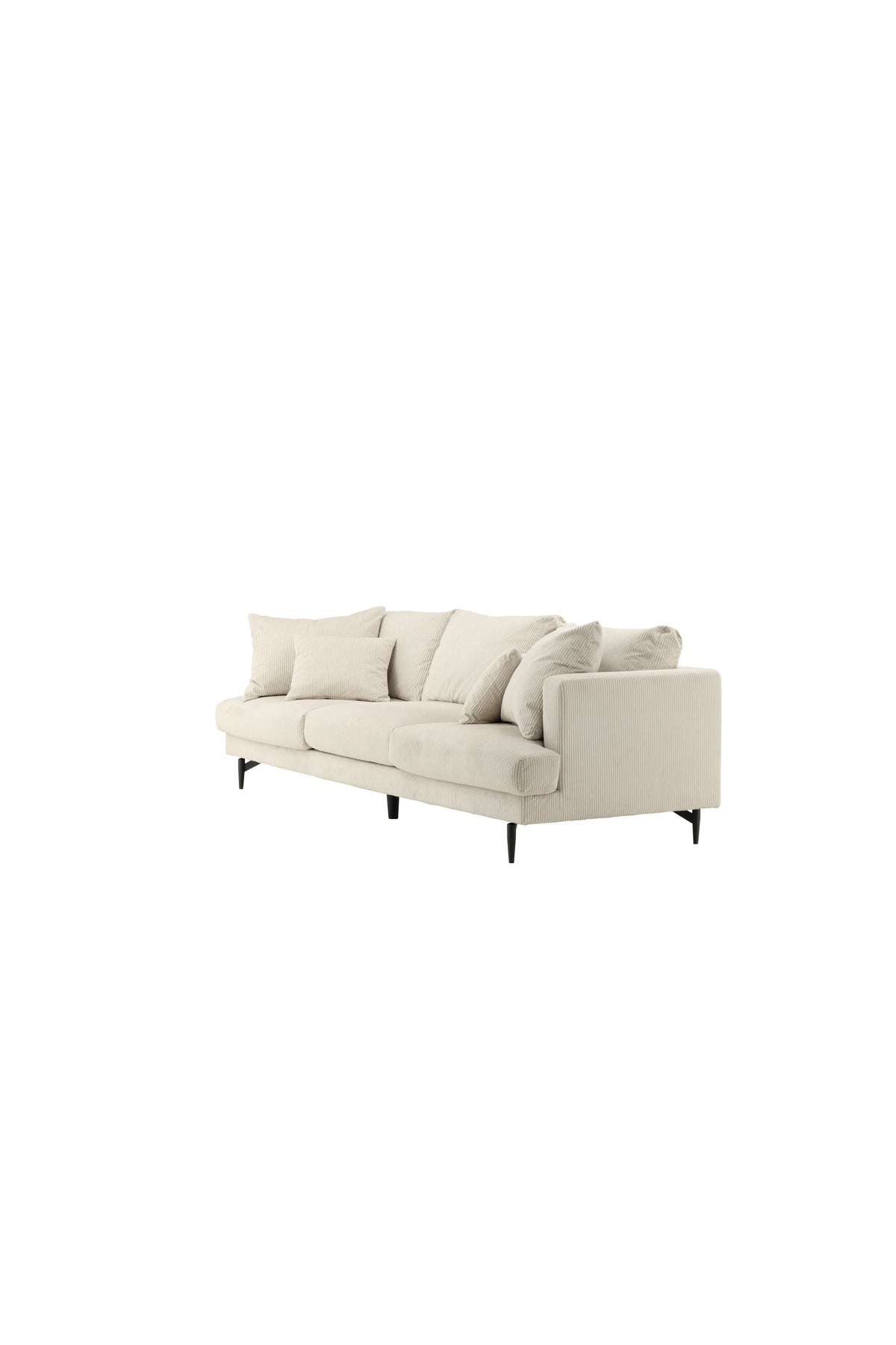 Sofia 3-sits soffor beige – studioshot