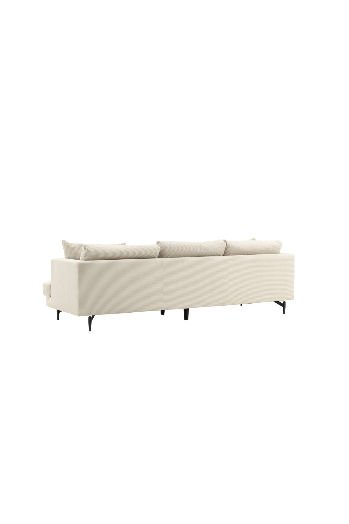 Sofia 3-sits soffor beige – studioshot