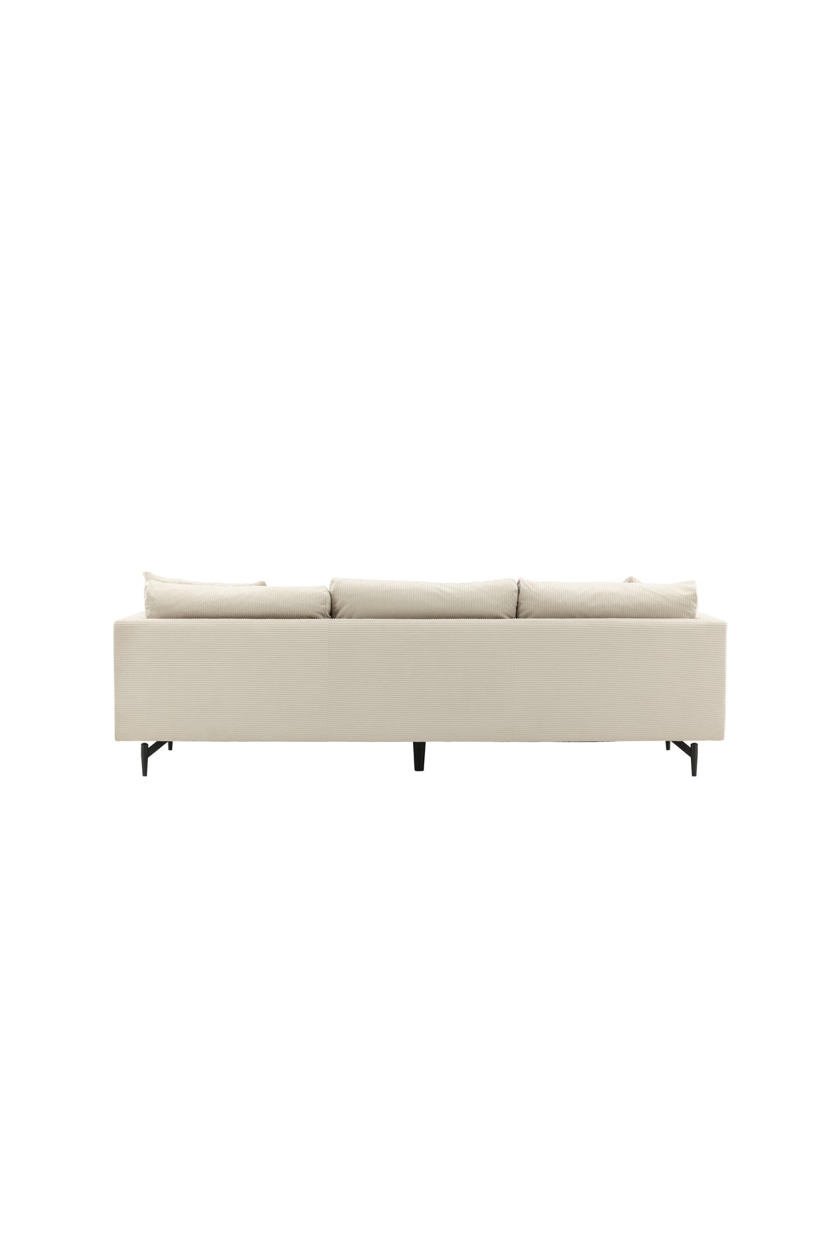 Sofia 3-sits soffor beige – studioshot