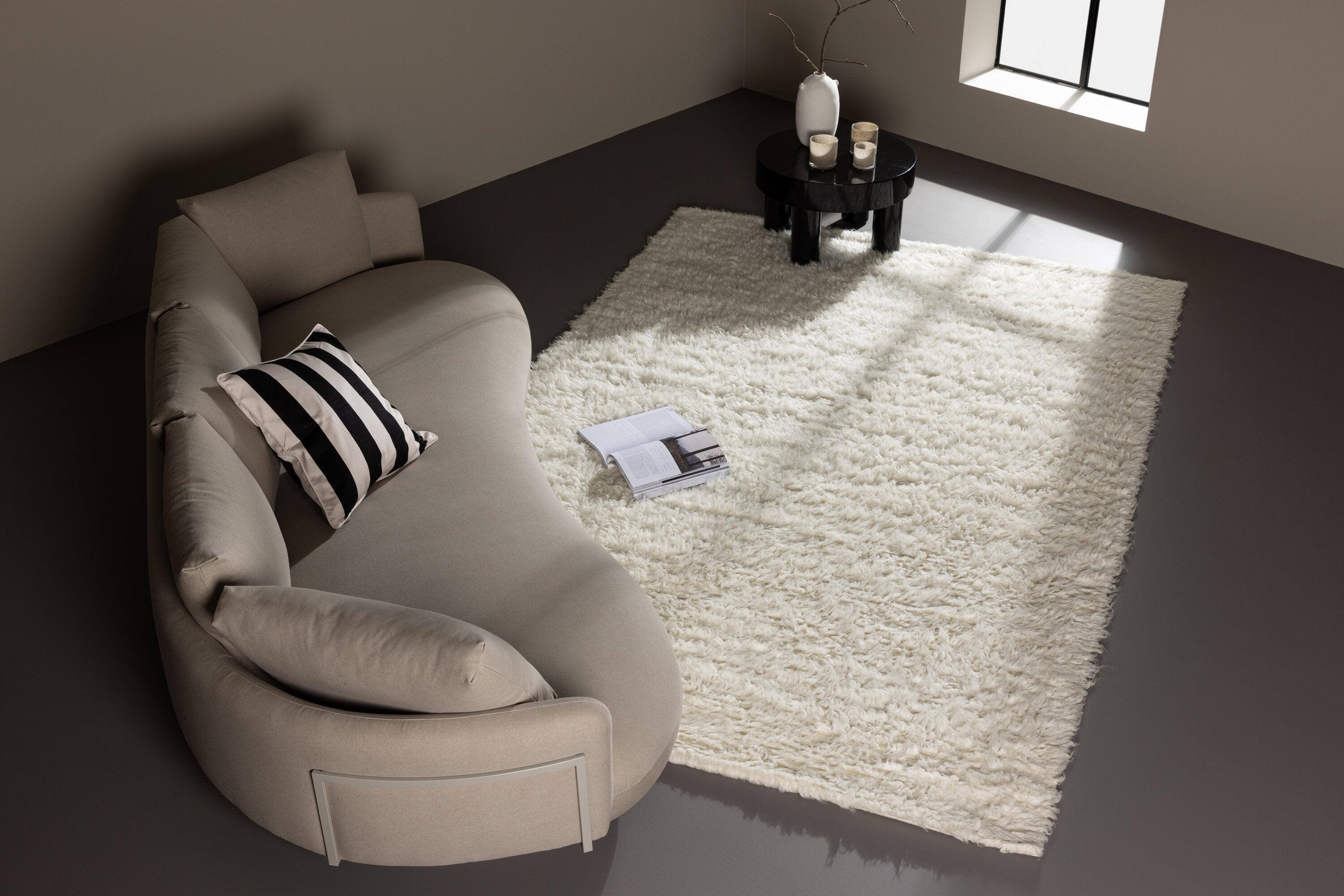 Leiko Rektangulära Mattor 230 x 160 White