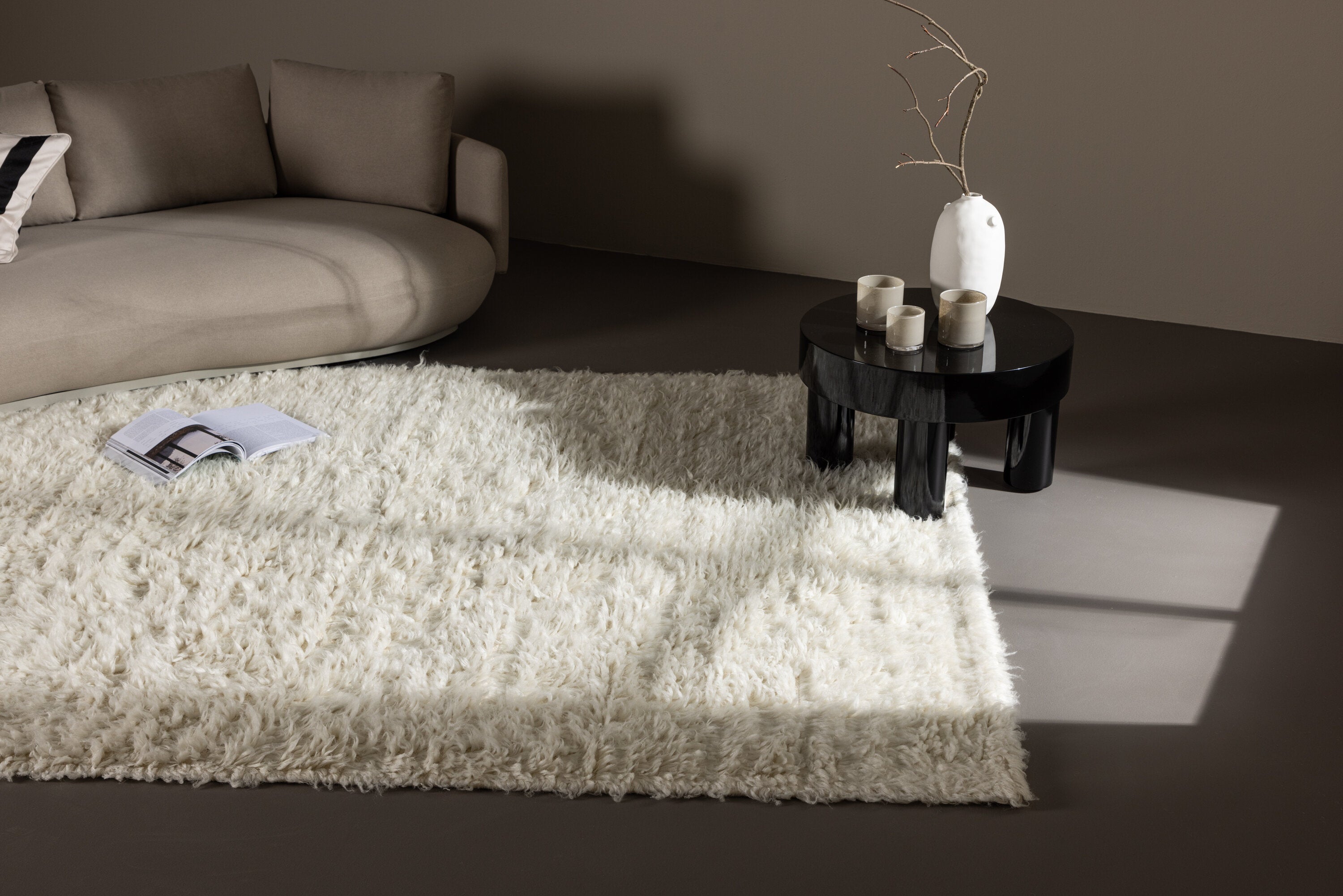 Leiko Rektangulära Mattor 230 x 160 White