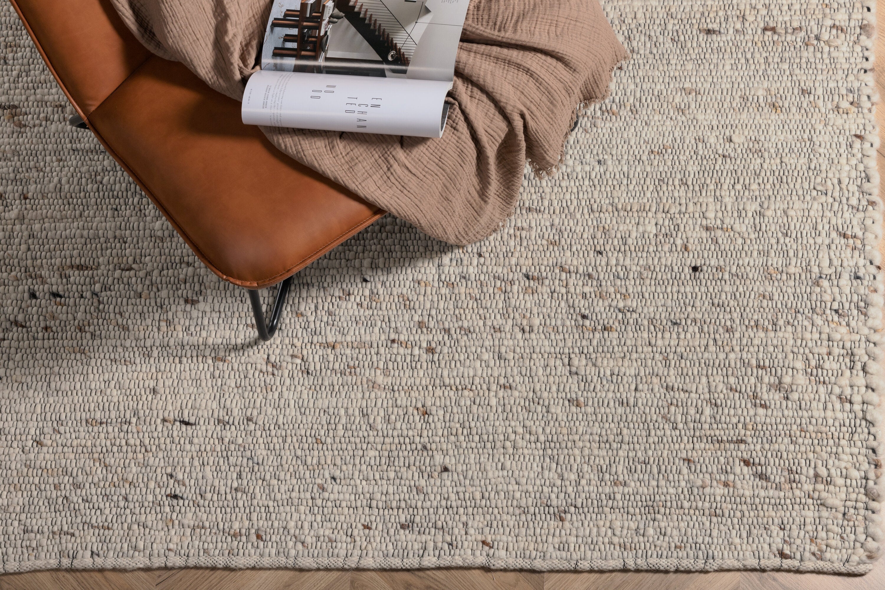 Loump Rektangulära Mattor 230 x 160 Beige