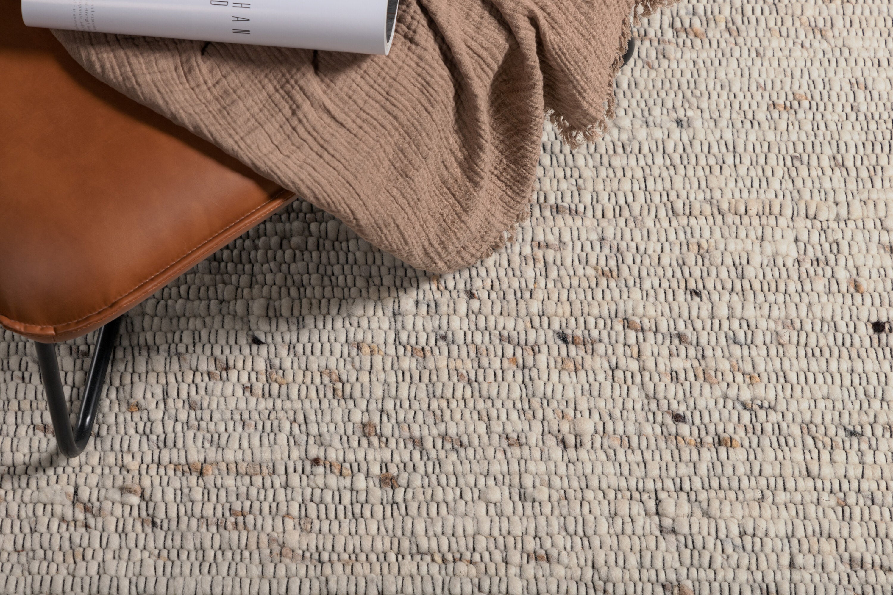 Loump Rektangulära Mattor 230 x 160 Beige