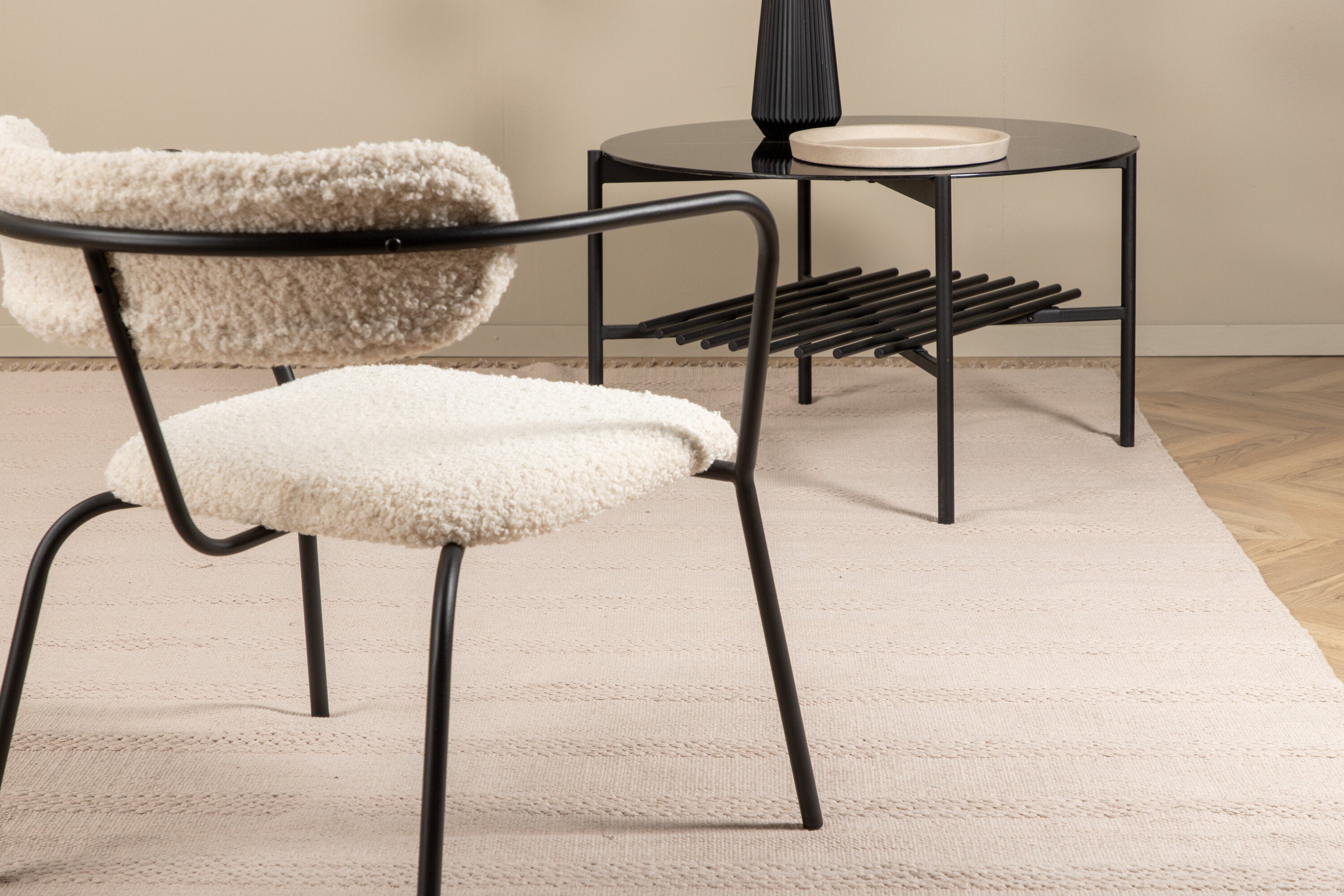 Nico Rektangulära Mattor 230 x 160 Beige