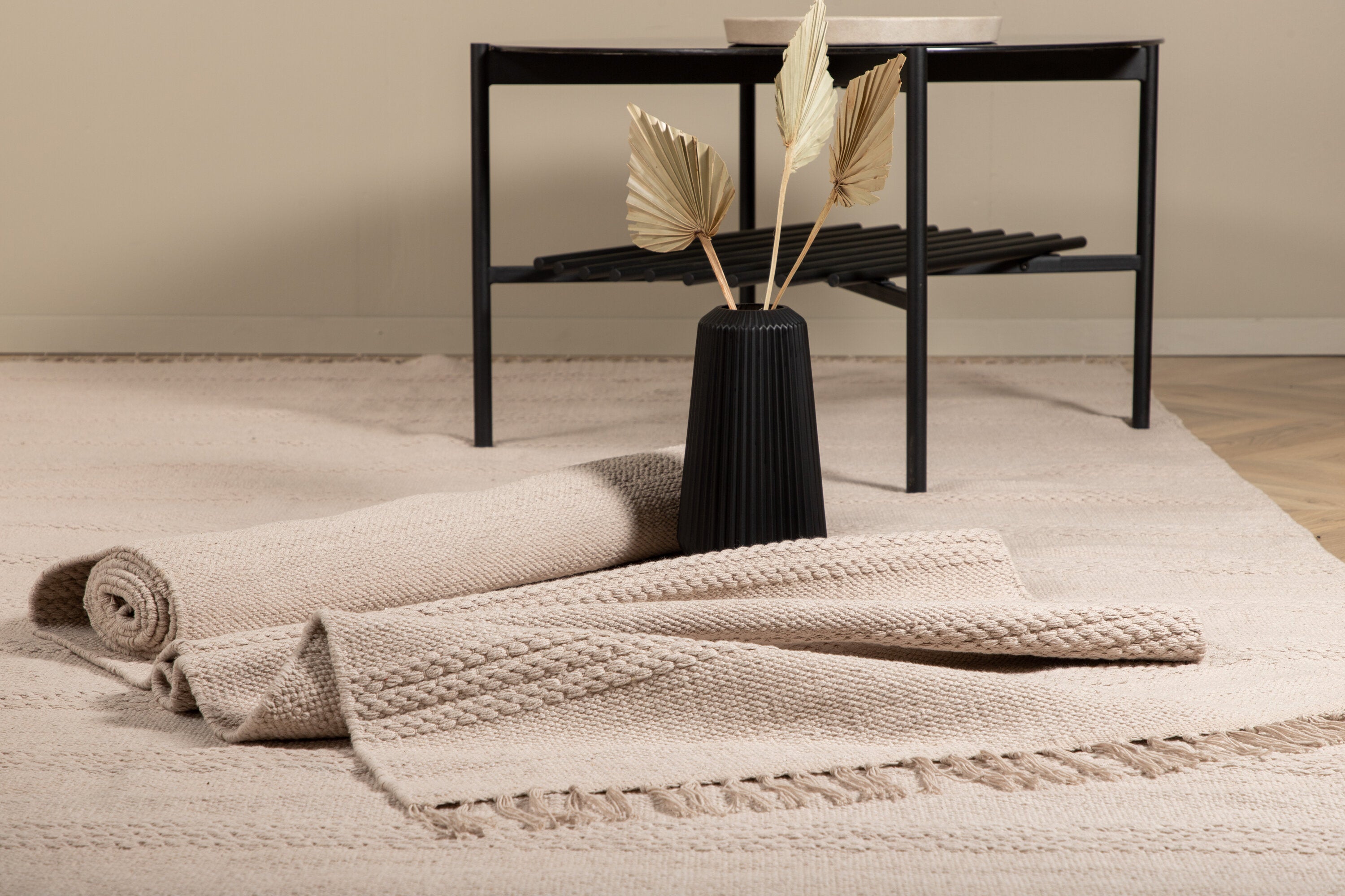 Nico Rektangulära Mattor 230 x 160 Beige