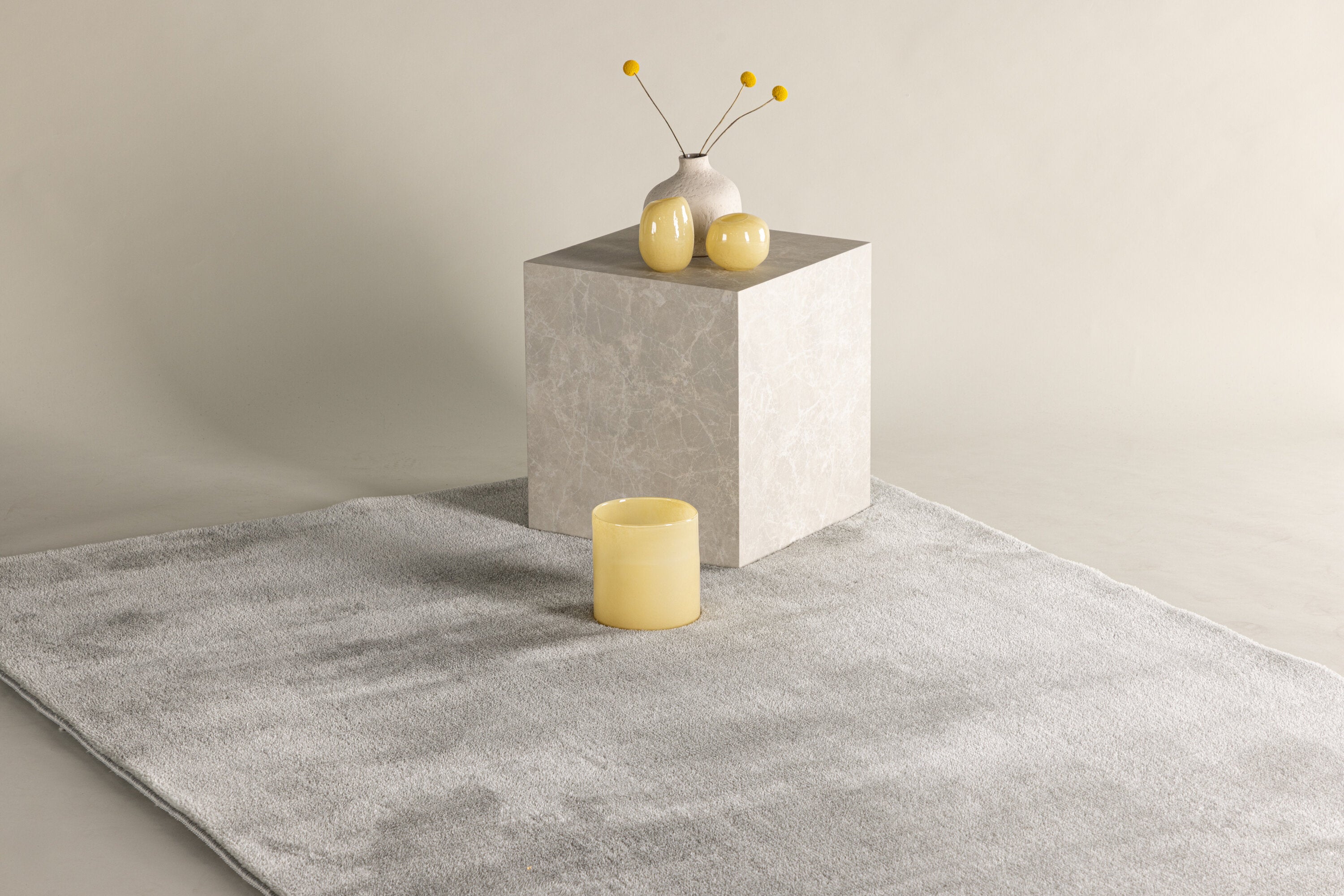 Blanca Rektangulära Mattor 230 x 160 Light Grey