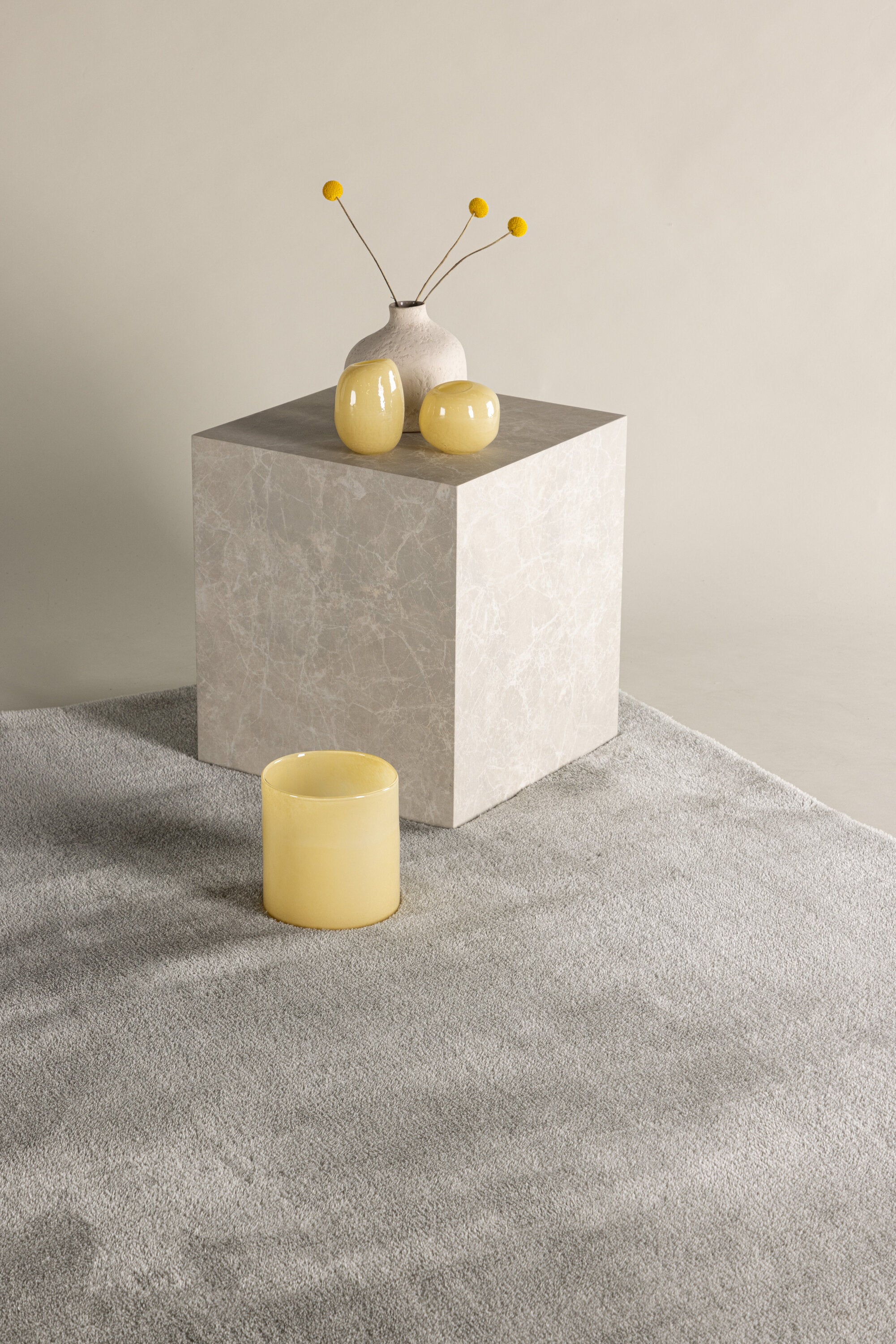 Blanca Rektangulära Mattor 230 x 160 Light Grey