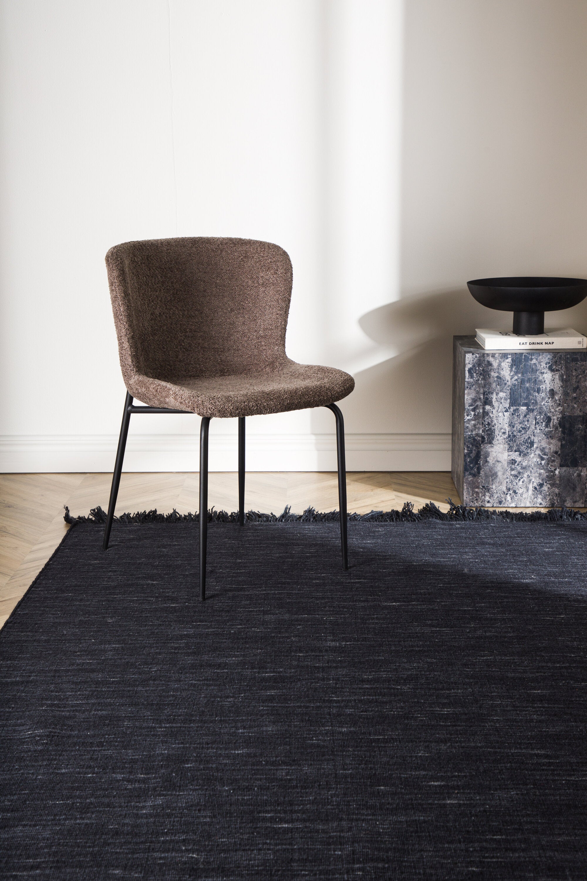 Elton Rektangulära Mattor 350 x 250 Black