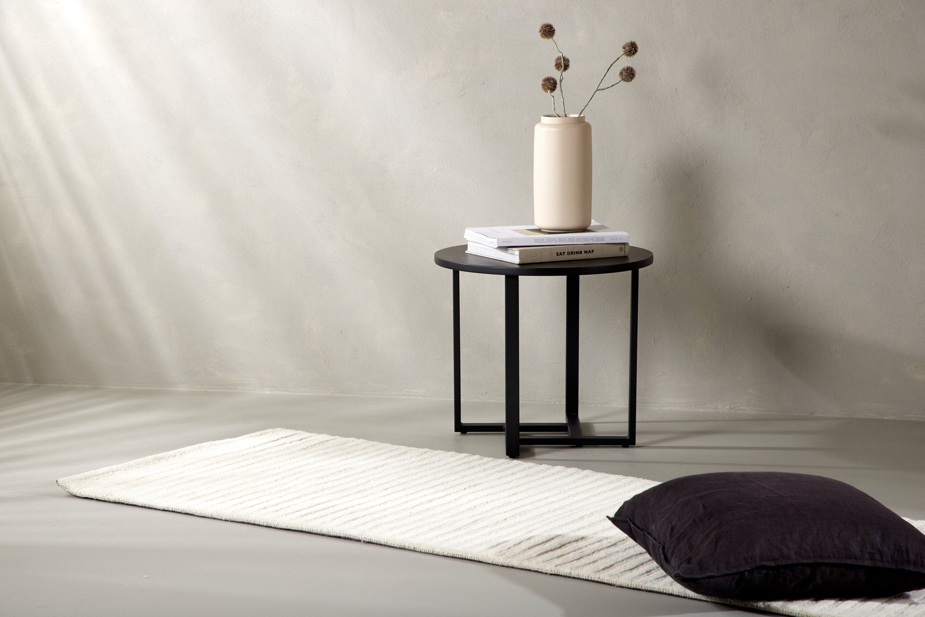 Milton Rektangulära Mattor 200 × 70 White