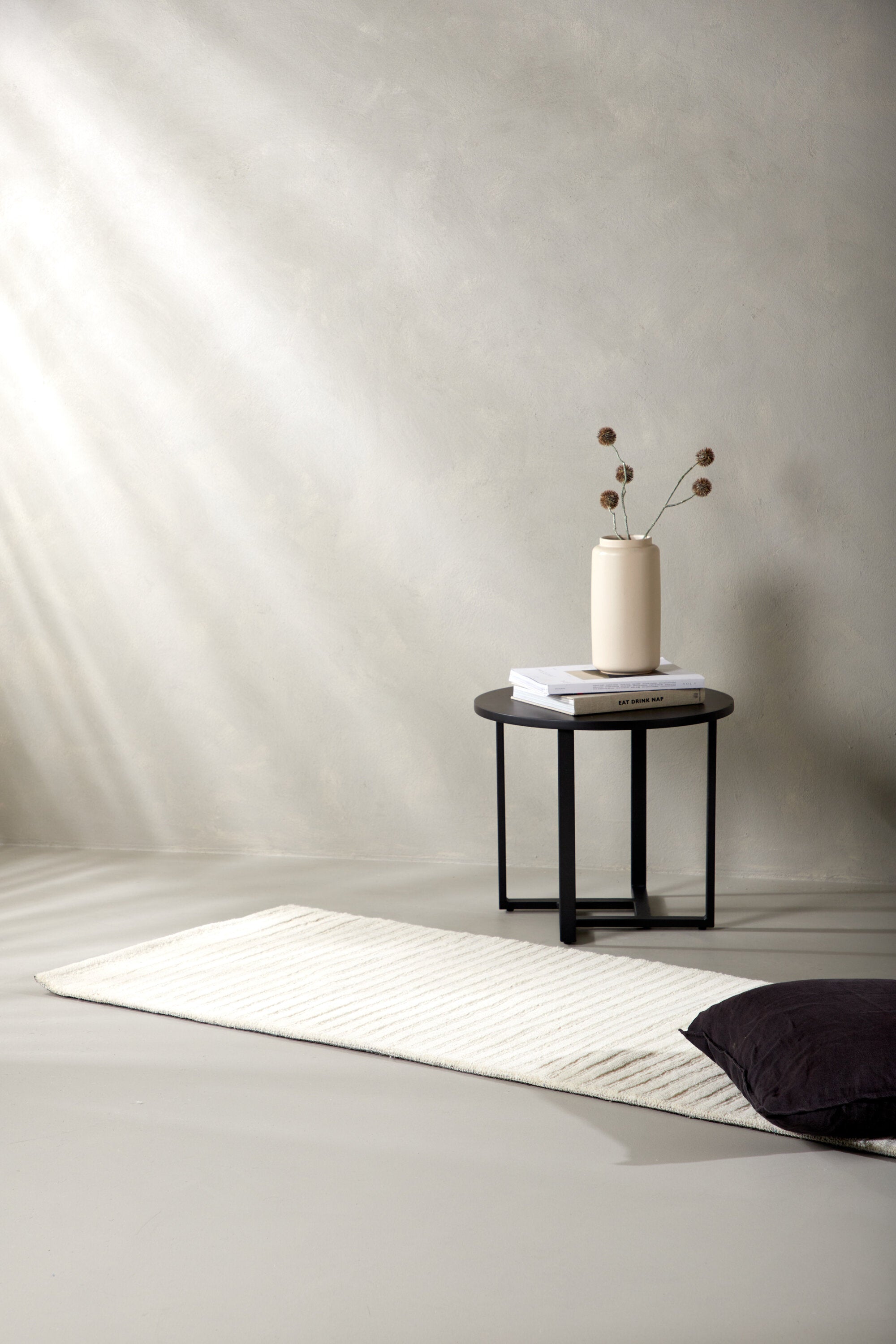 Milton Rektangulära Mattor 200 × 70 White