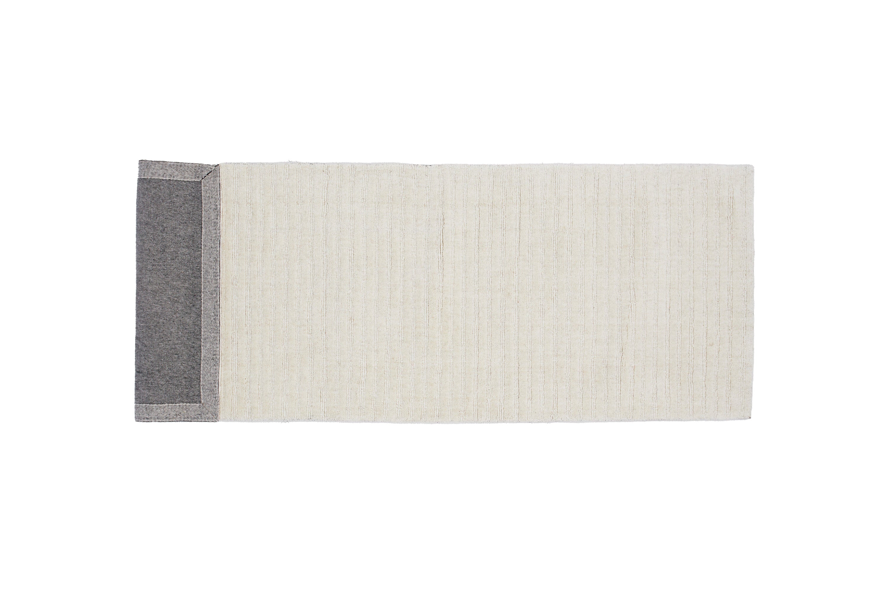 Milton Rektangulära Mattor 200 × 70 White