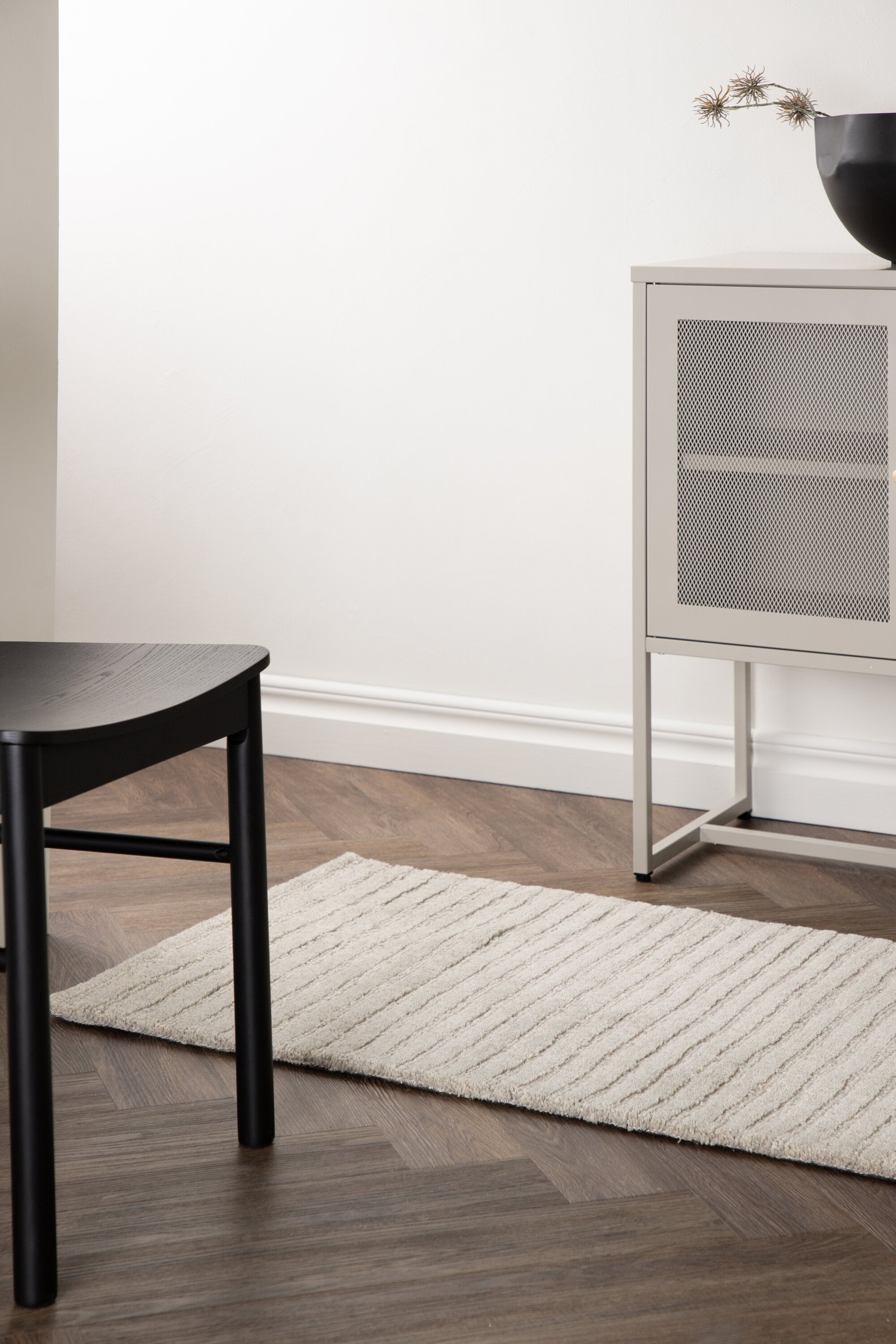 Milton Rektangulära Mattor 200 × 70 Light Grey