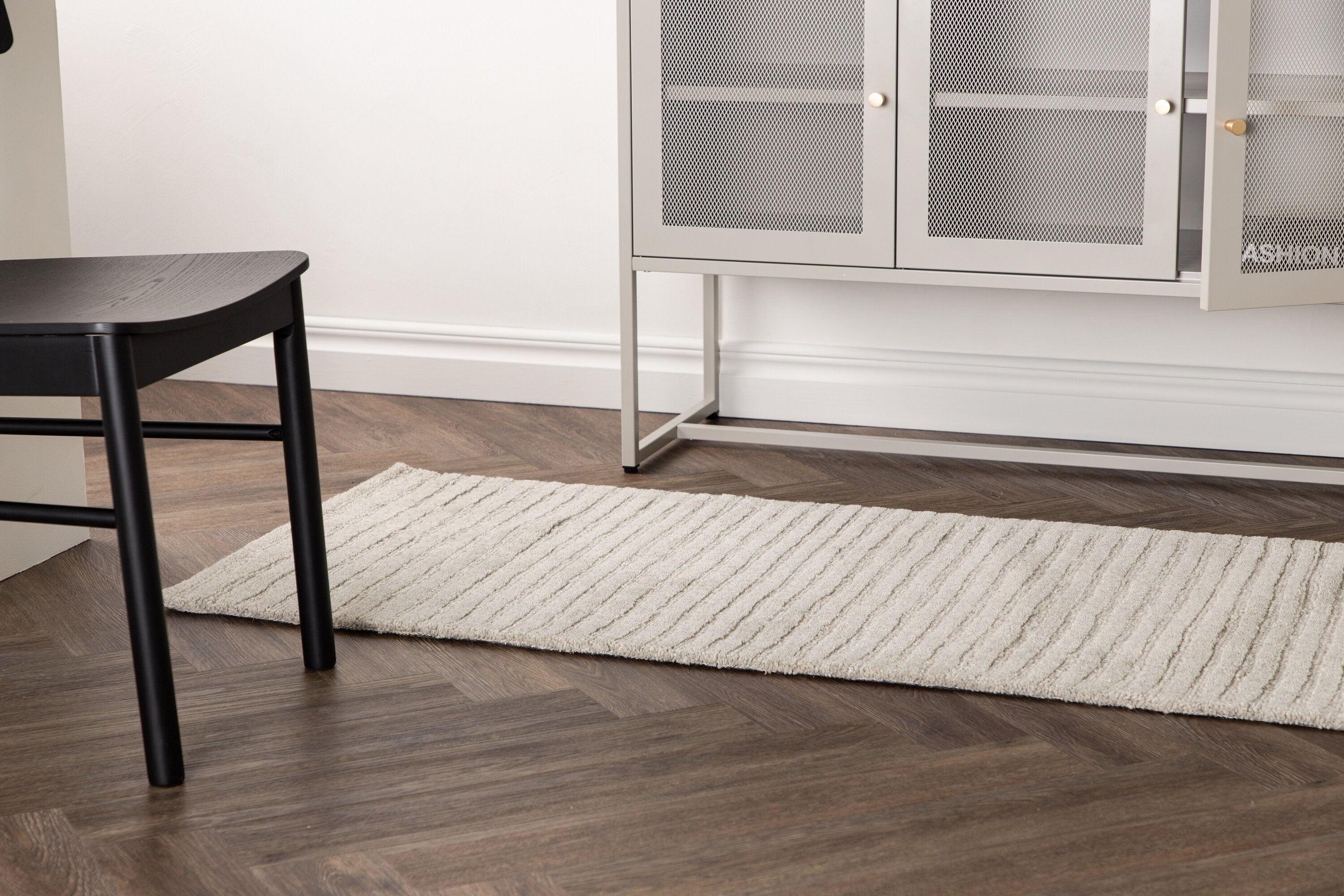 Milton Rektangulära Mattor 200 × 70 Light Grey