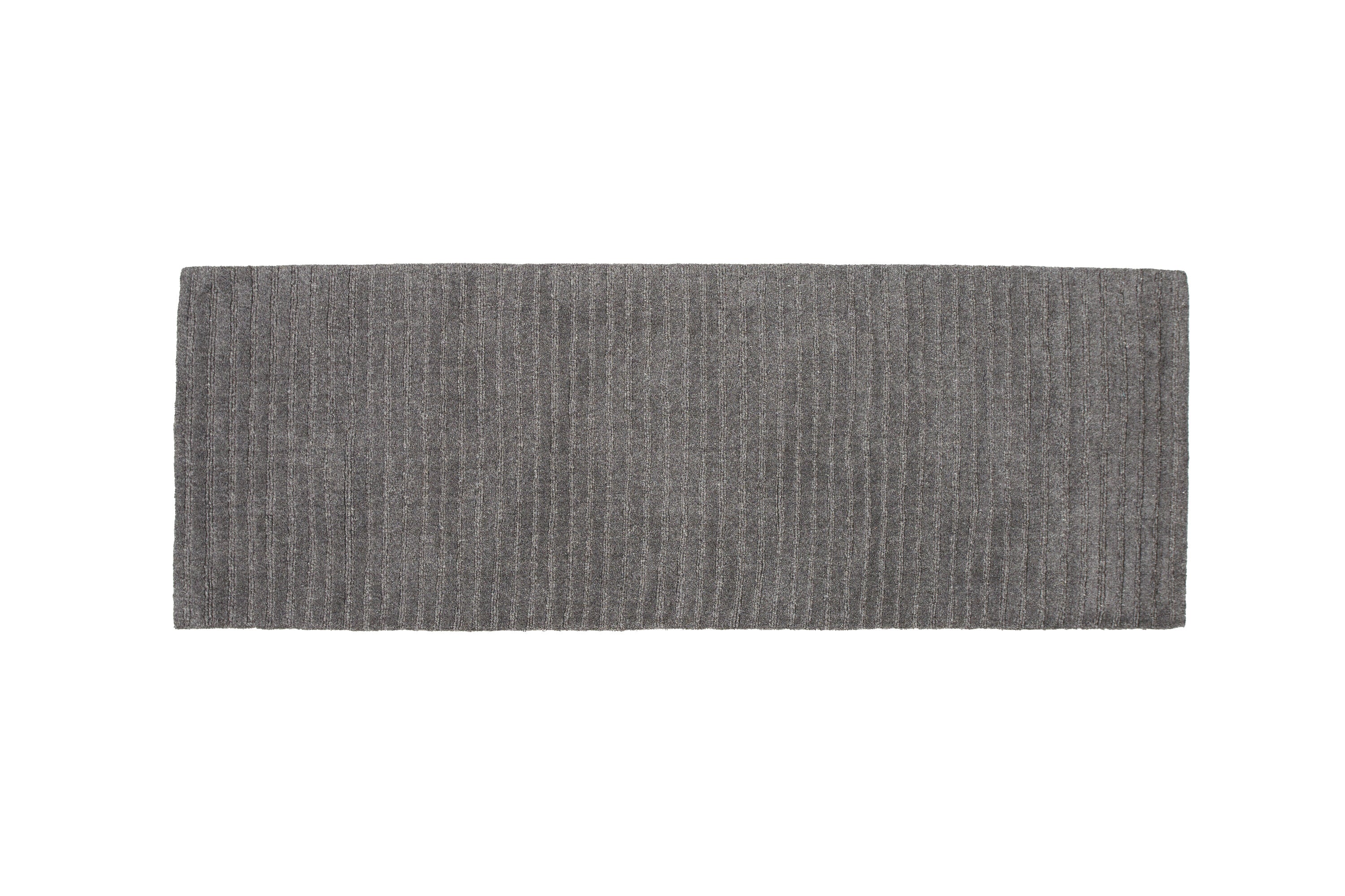 Milton Rektangulära Mattor 200 × 70 Dark Grey