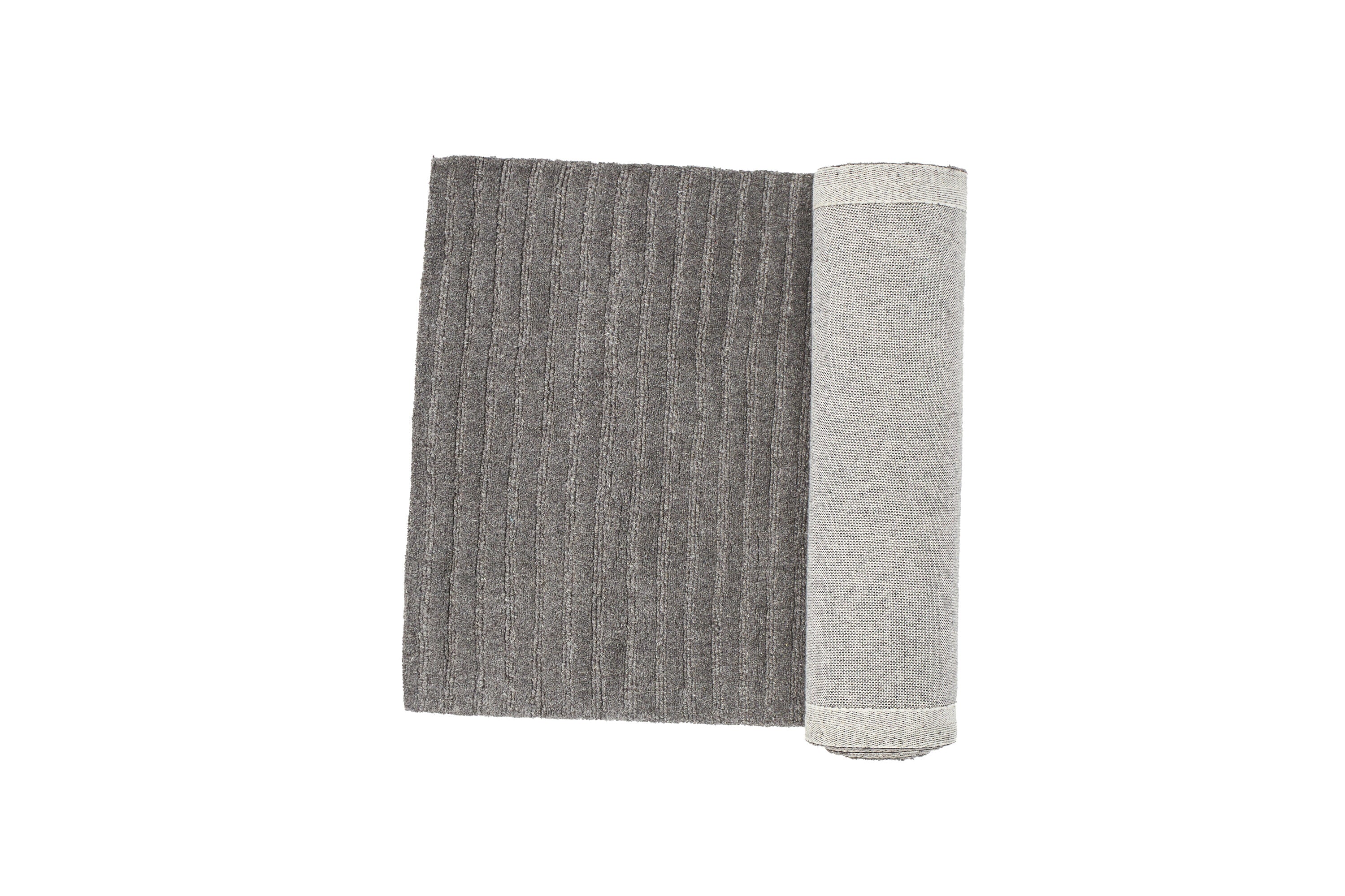 Milton Rektangulära Mattor 200 × 70 Dark Grey