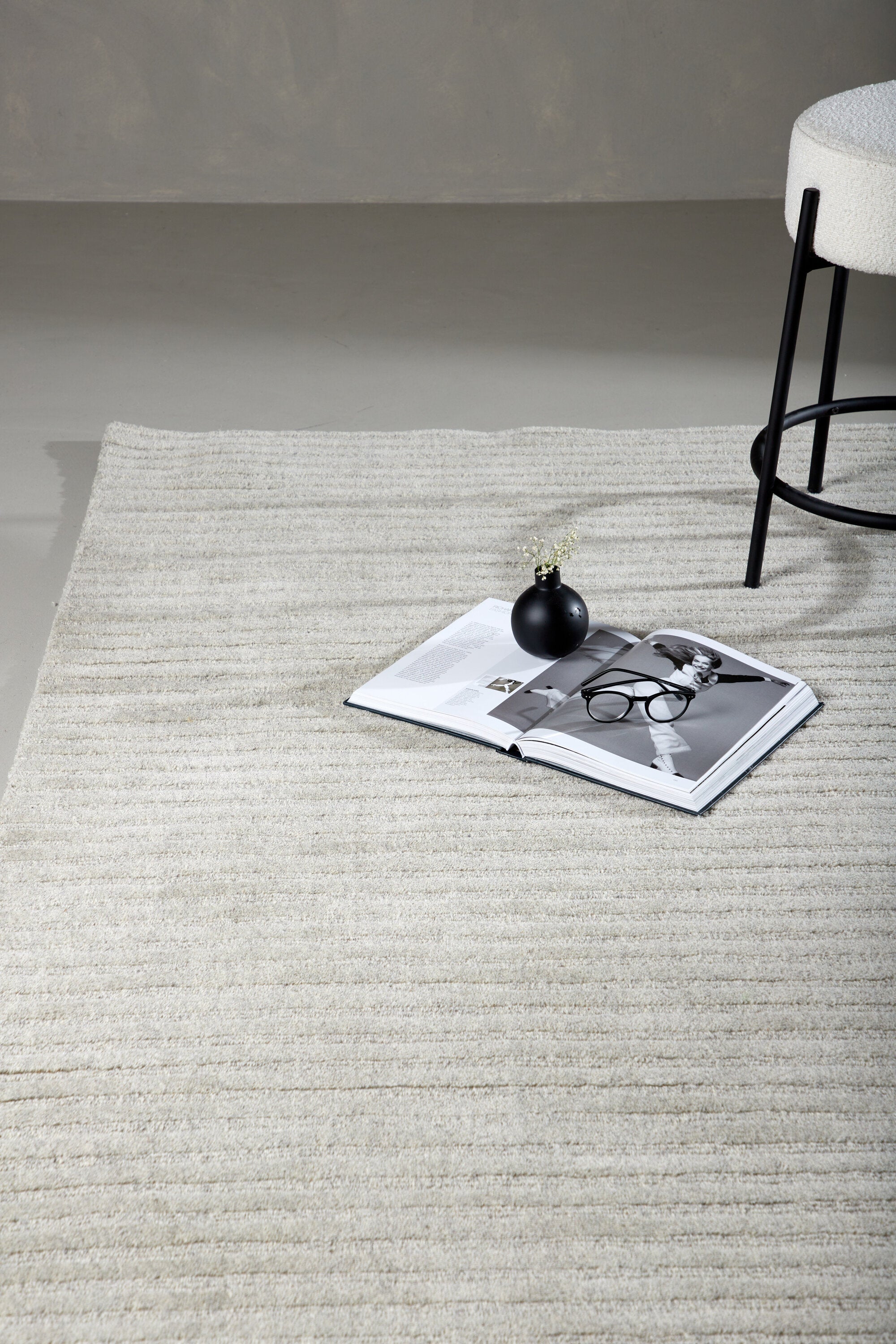 Milton Rektangulära Mattor 230 x 160 Light Grey