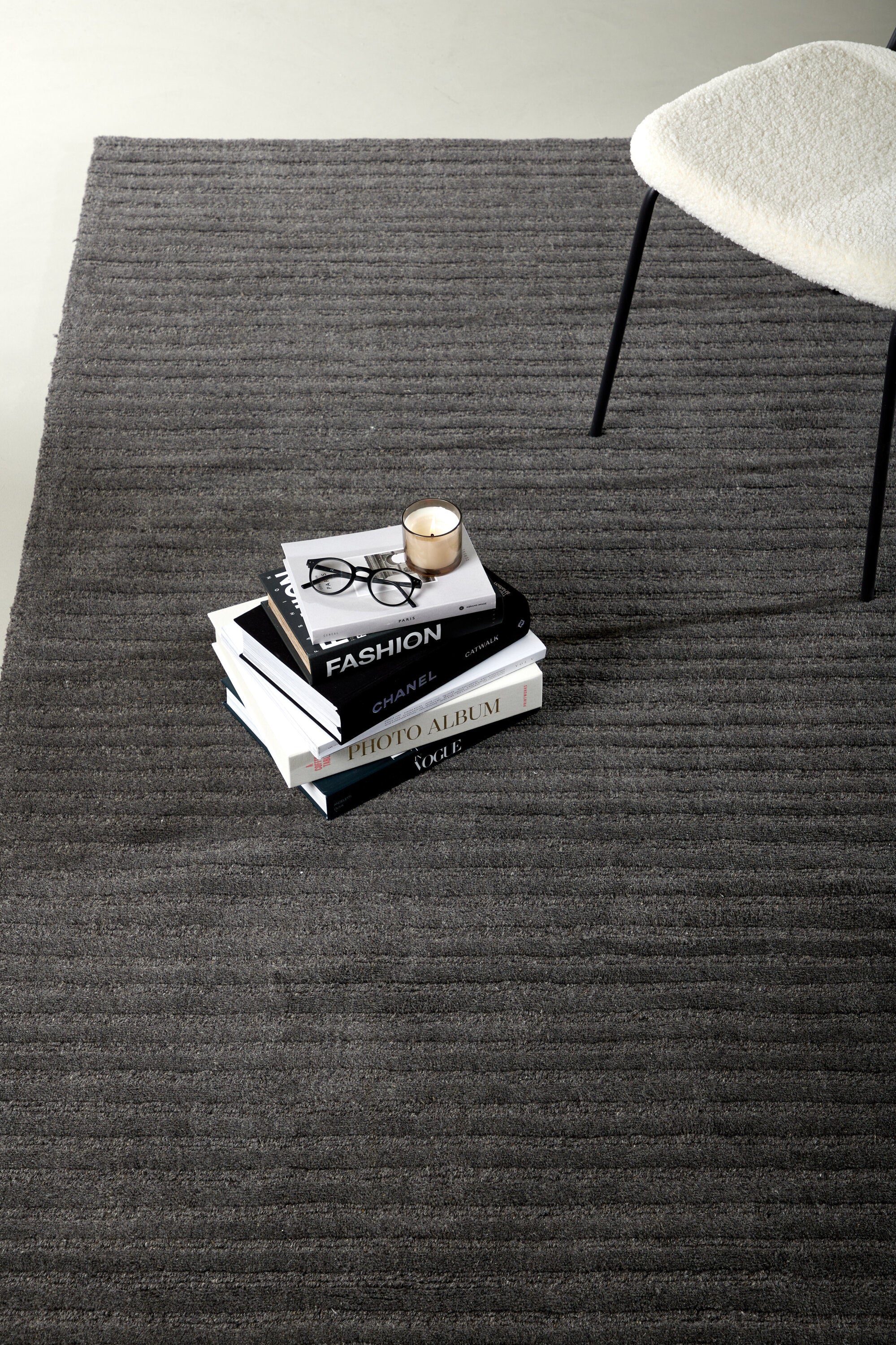 Milton Rektangulära Mattor 230 x 160 Dark Grey