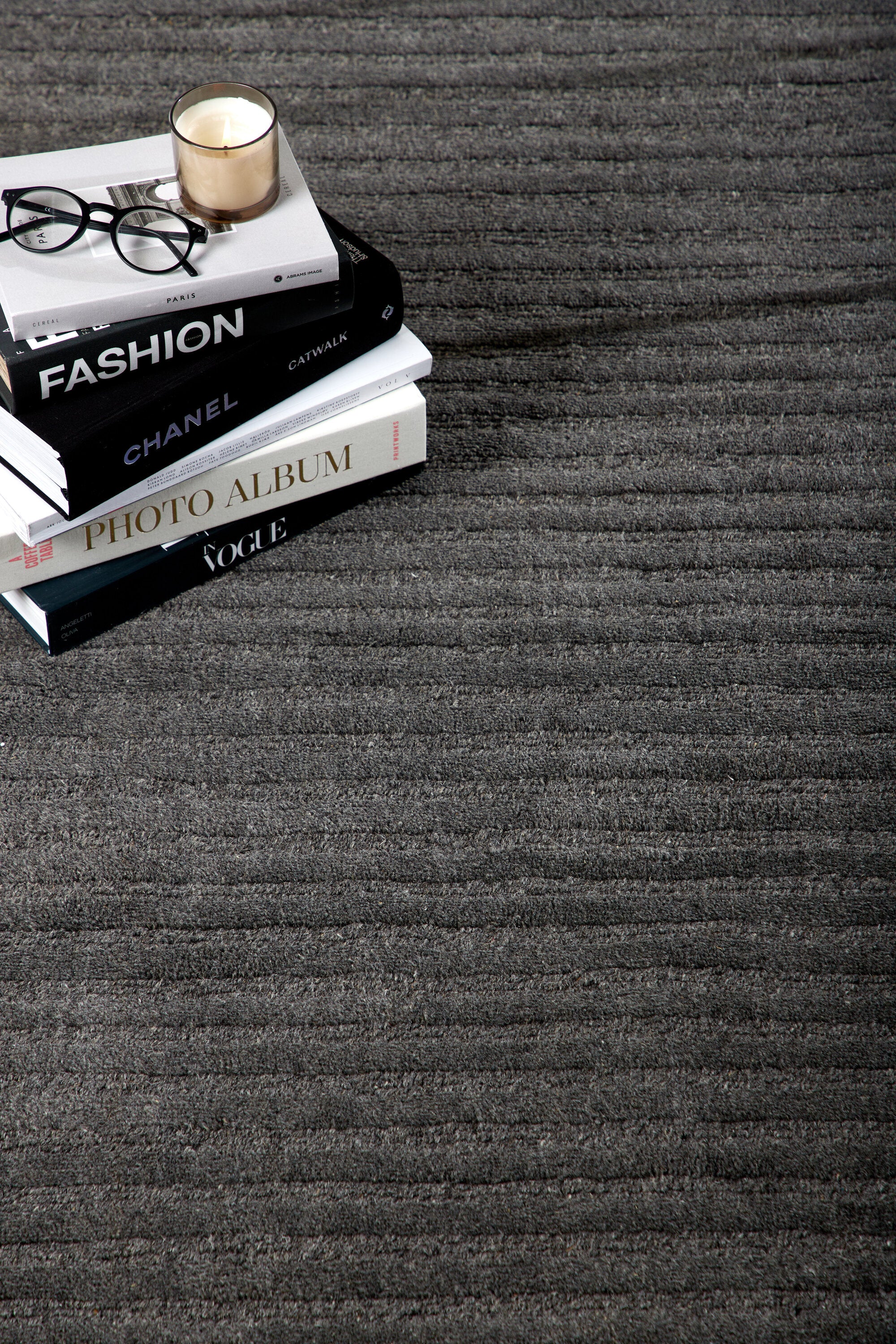 Milton Rektangulära Mattor 230 x 160 Dark Grey