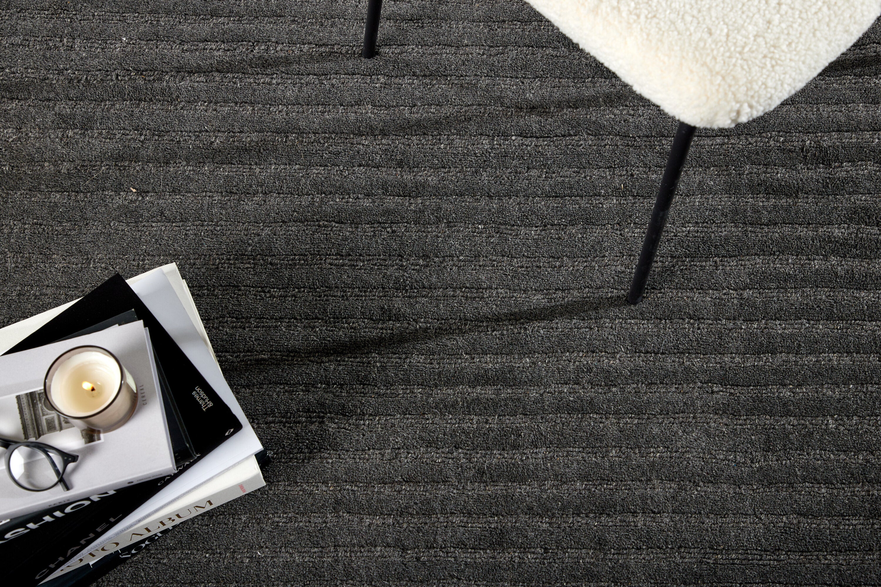 Milton Rektangulära Mattor 230 x 160 Dark Grey