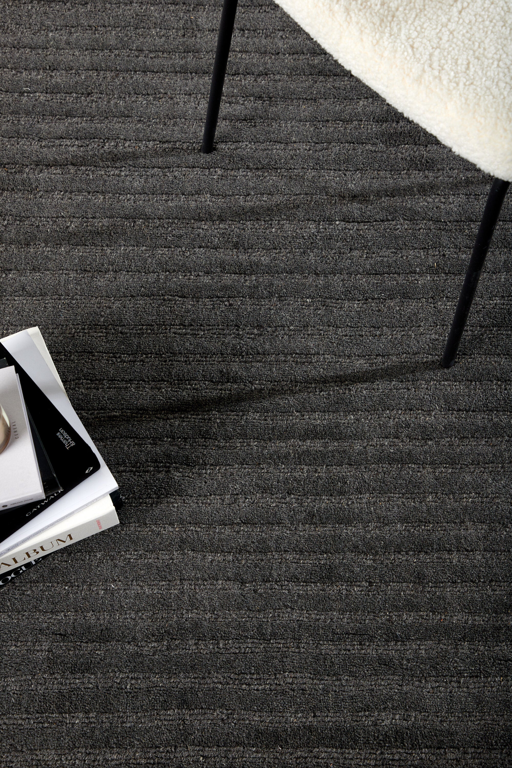 Milton Rektangulära Mattor 230 x 160 Dark Grey