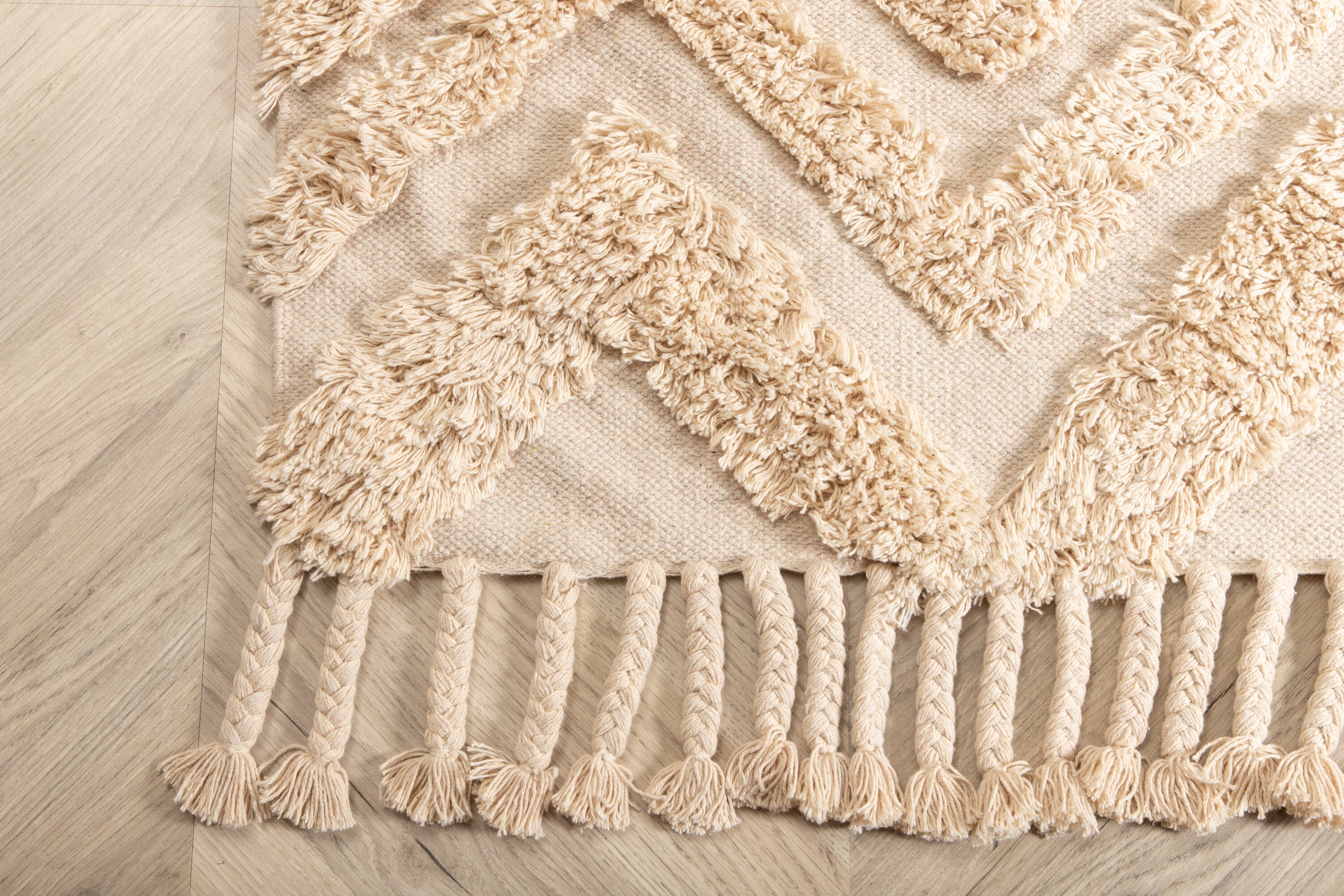 Hilma Rektangulära Mattor 230 x 160 Beige
