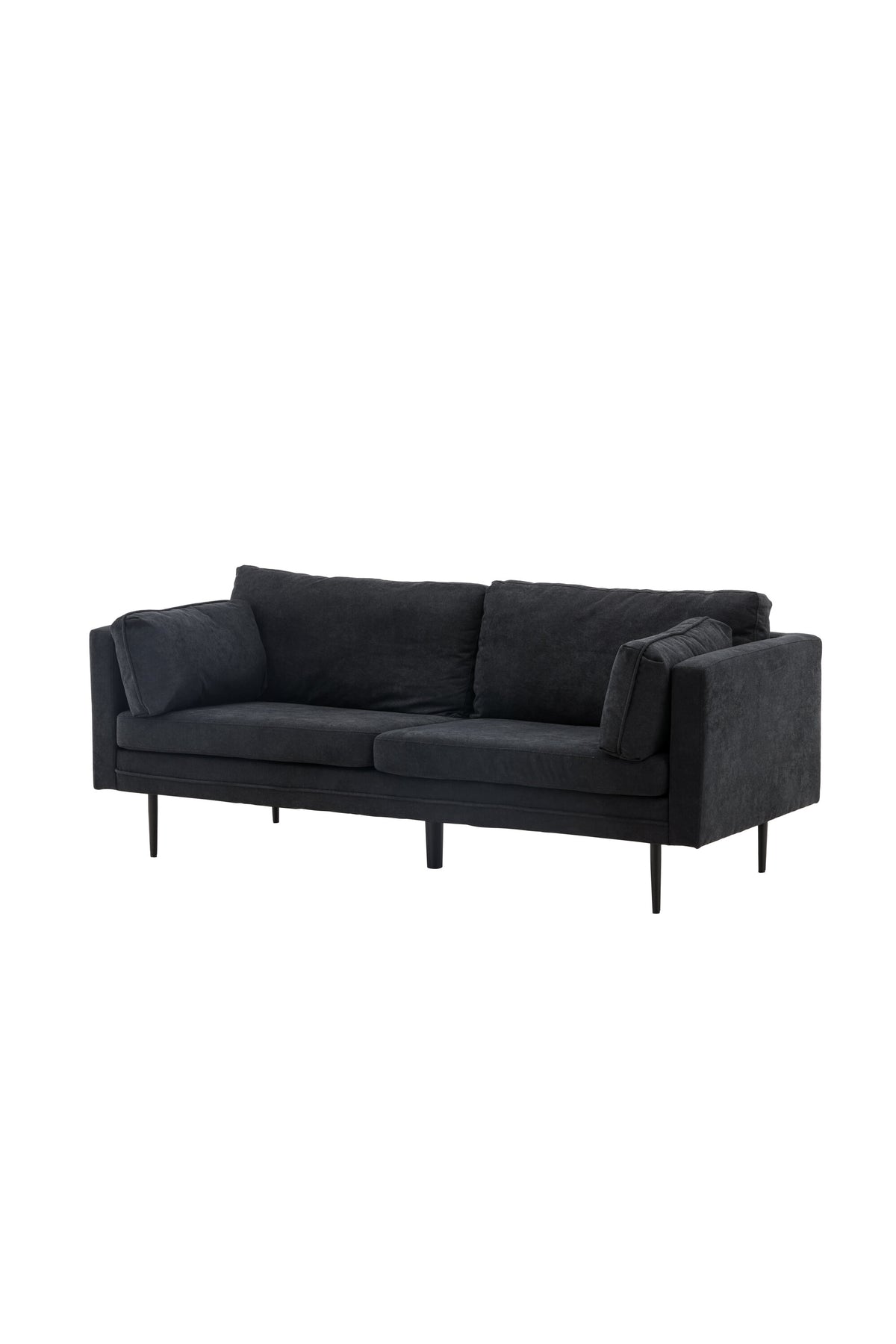 Boom 3-sits soffor svart – studioshot