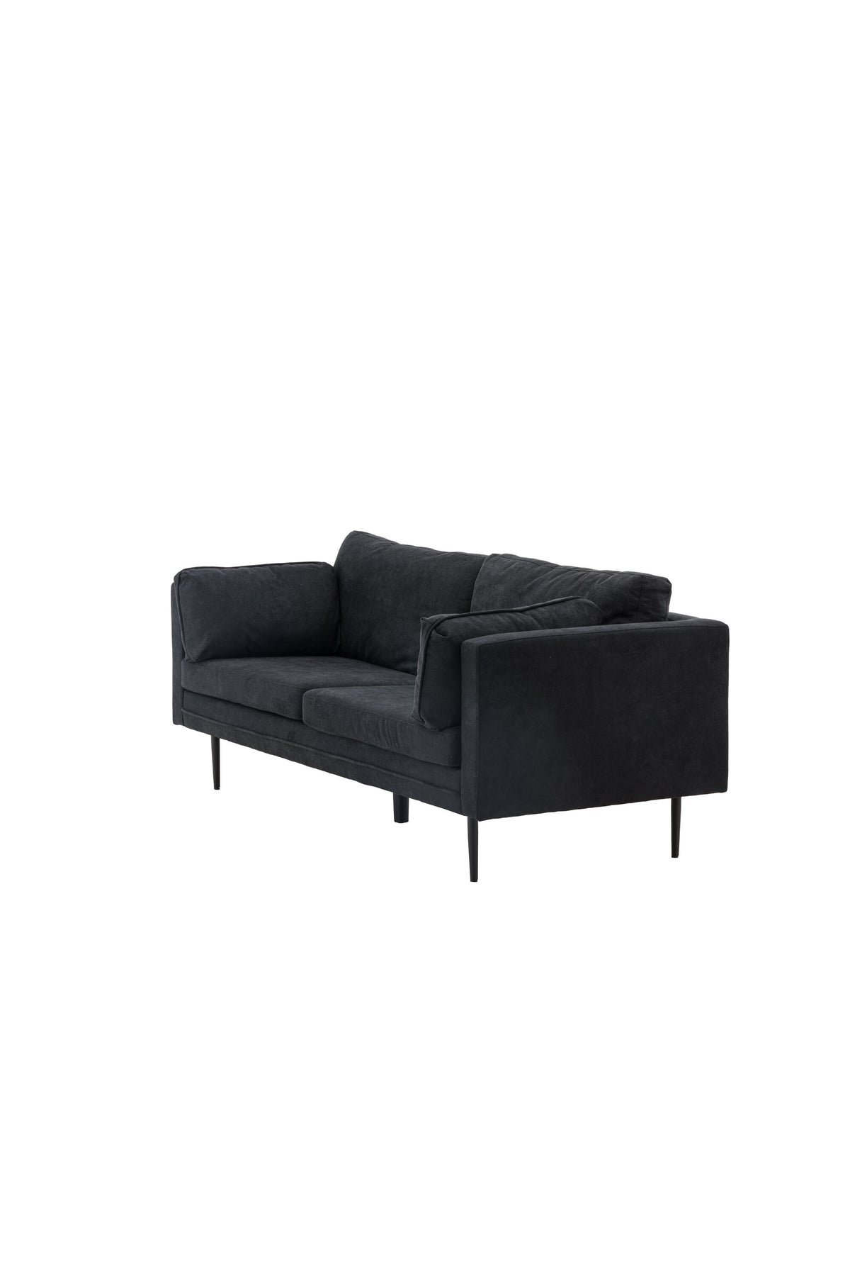 Boom 3-sits soffor svart – studioshot