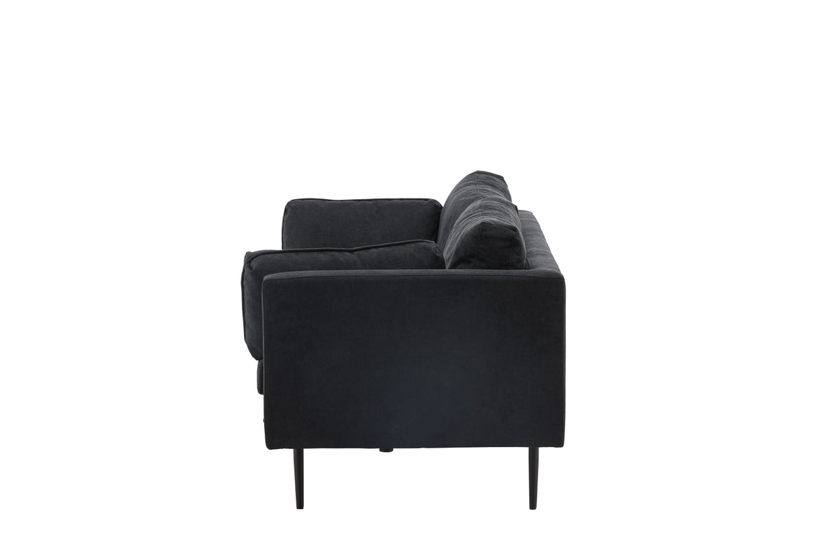 Boom 3-sits soffor svart – detaljbild