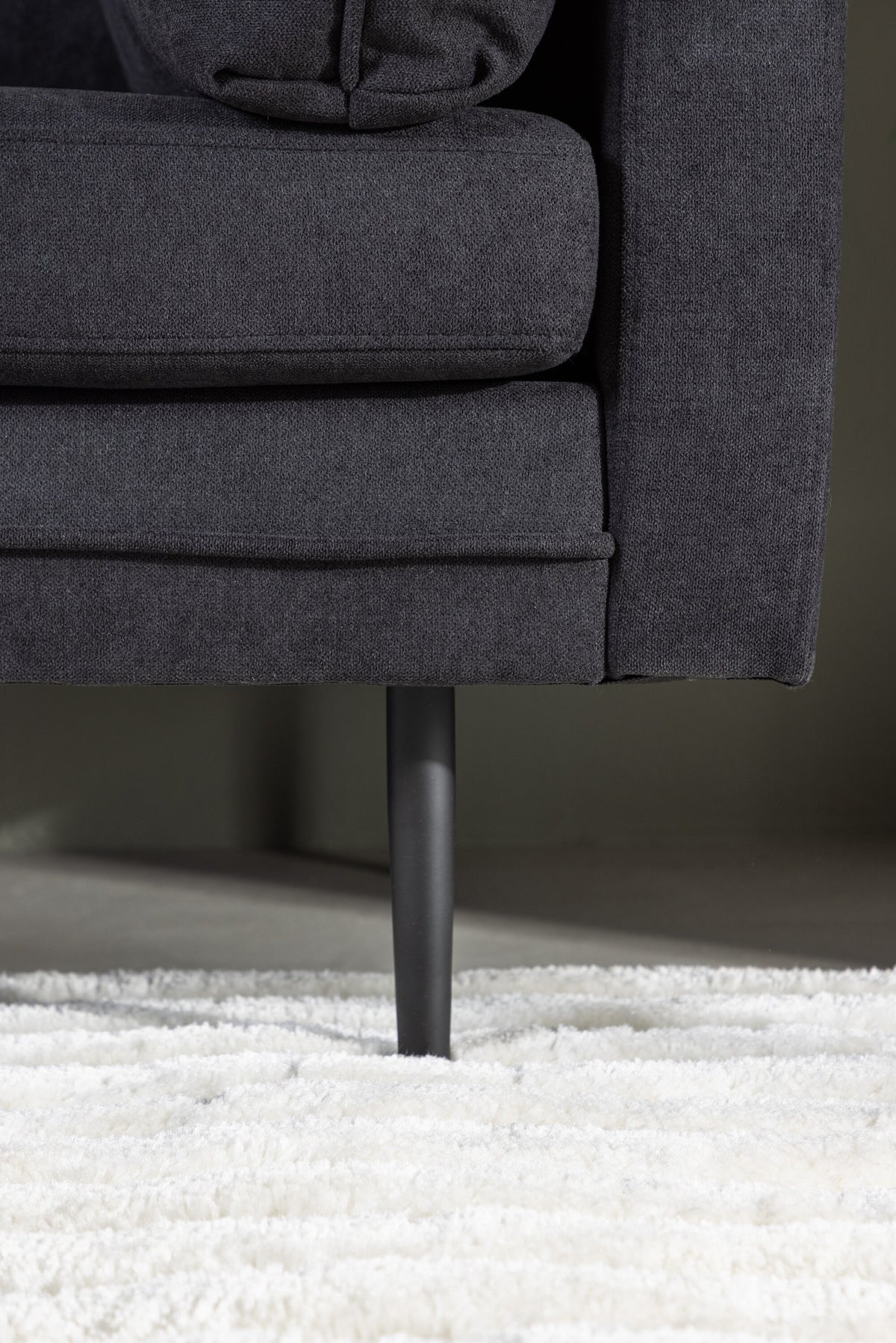 Boom 3-sits soffor svart – livsstilsbild