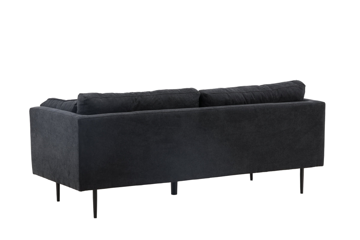 Boom 3-sits soffor svart – produktbild