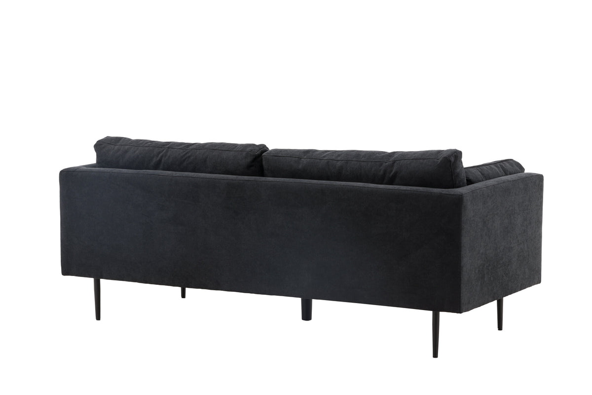 Boom 3-sits soffor svart – produktbild
