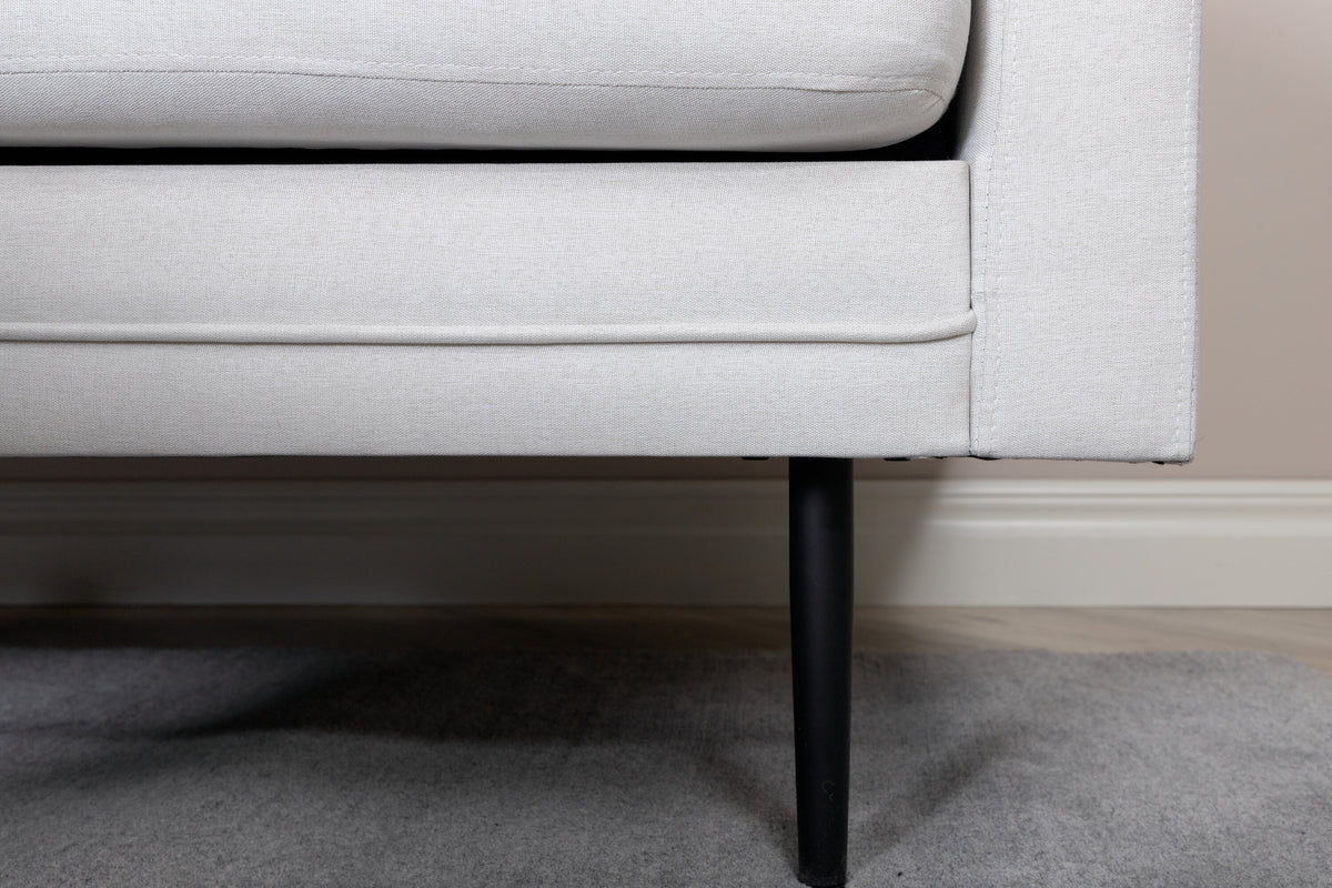 Boom 3-sits soffor light beige – livsstilsbild