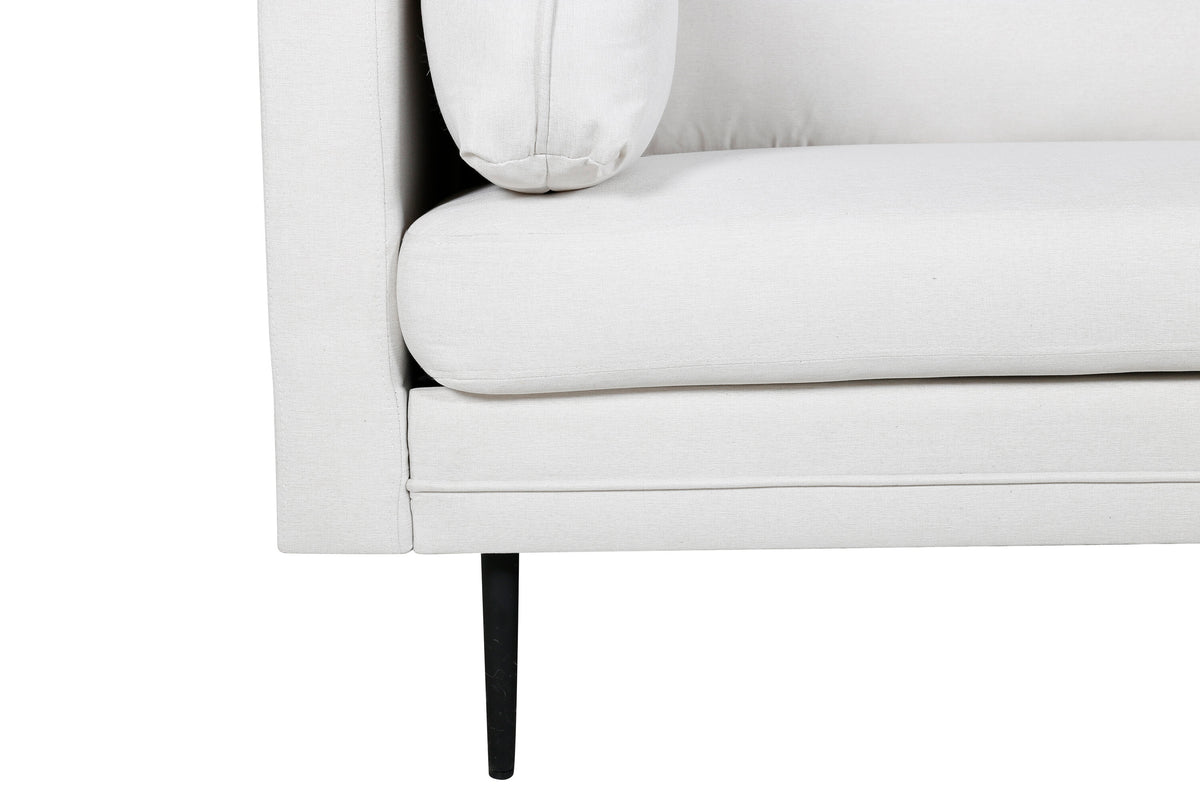 Boom 3-sits soffor light beige – sidovy