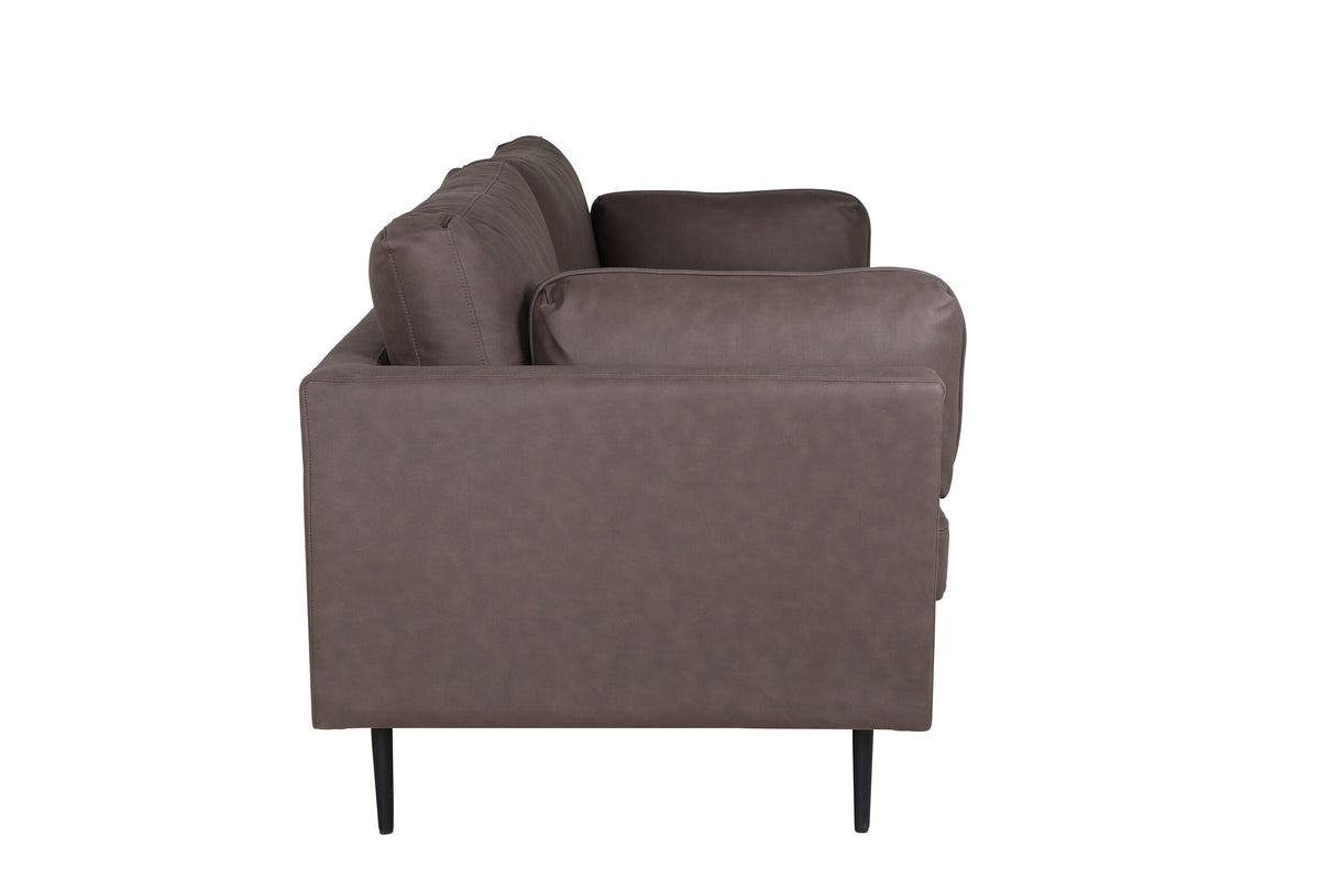 Boom 3-sits soffor brun – detaljbild