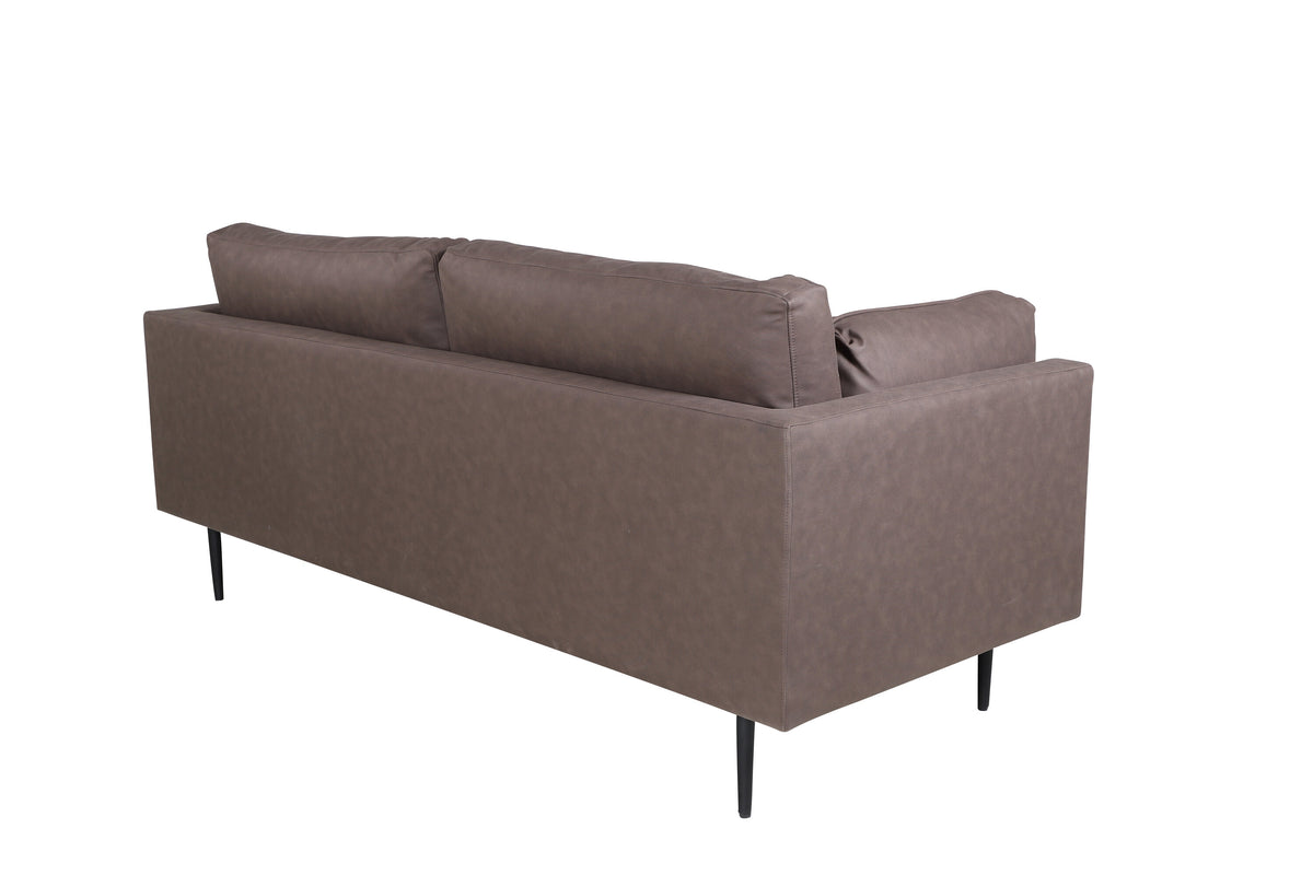 Boom 3-sits soffor brun – detaljbild