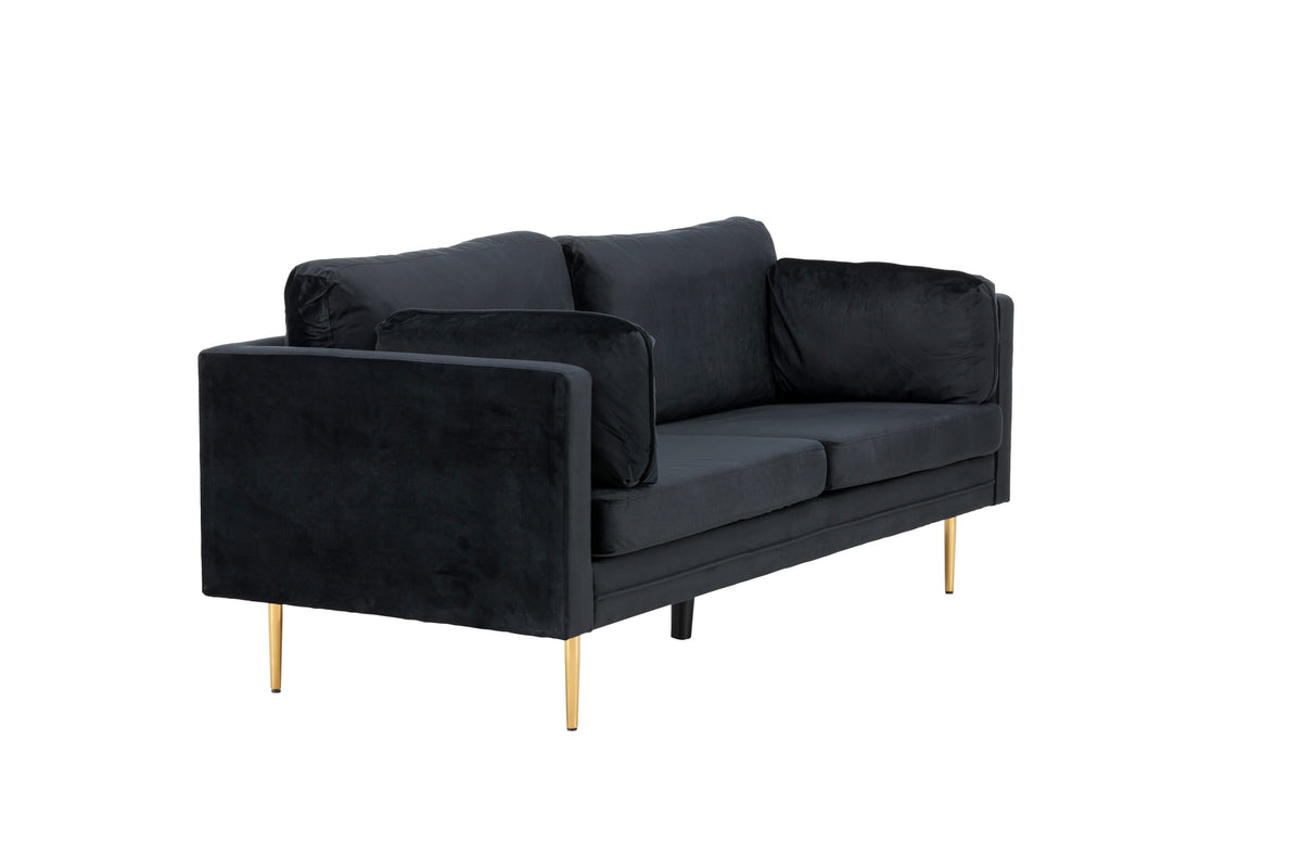 Boom 3-sits soffor svart – produktbild