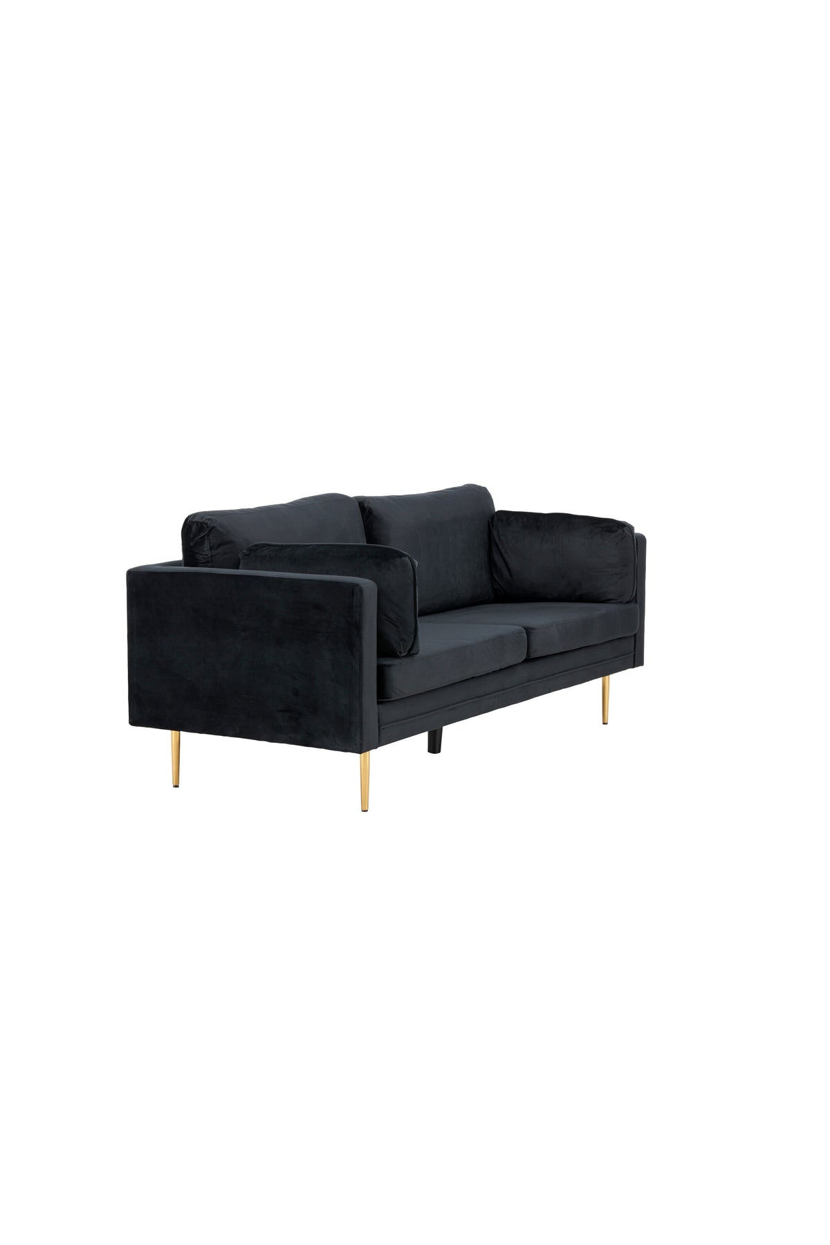 Boom 3-sits soffor svart – studioshot
