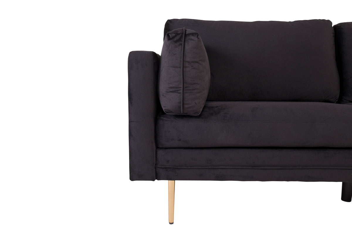 Boom 3-sits soffor svart – produktbild