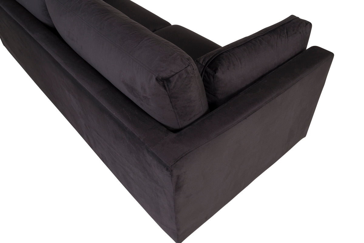 Boom 3-sits soffor svart – produktbild