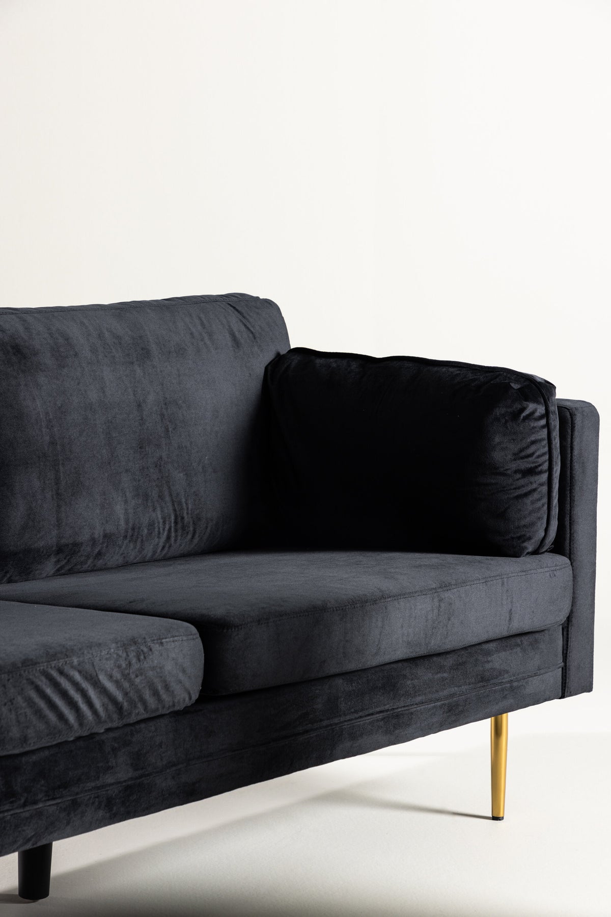 Boom 3-sits soffor svart – stilbild