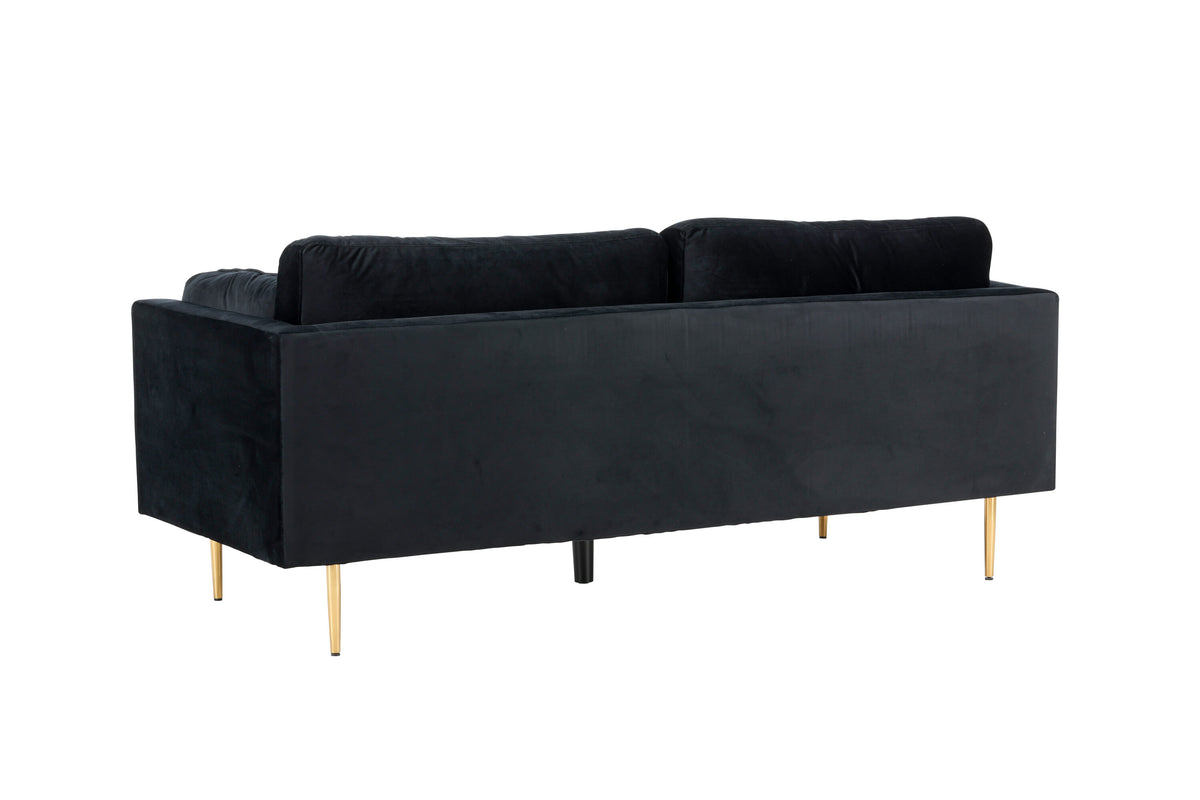 Boom 3-sits soffor svart – produktbild