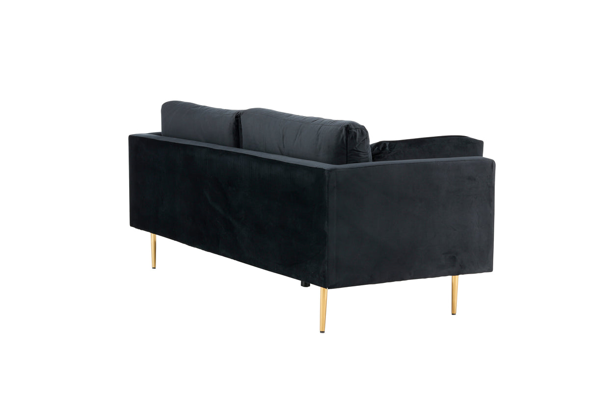 Boom 3-sits soffor svart – produktbild