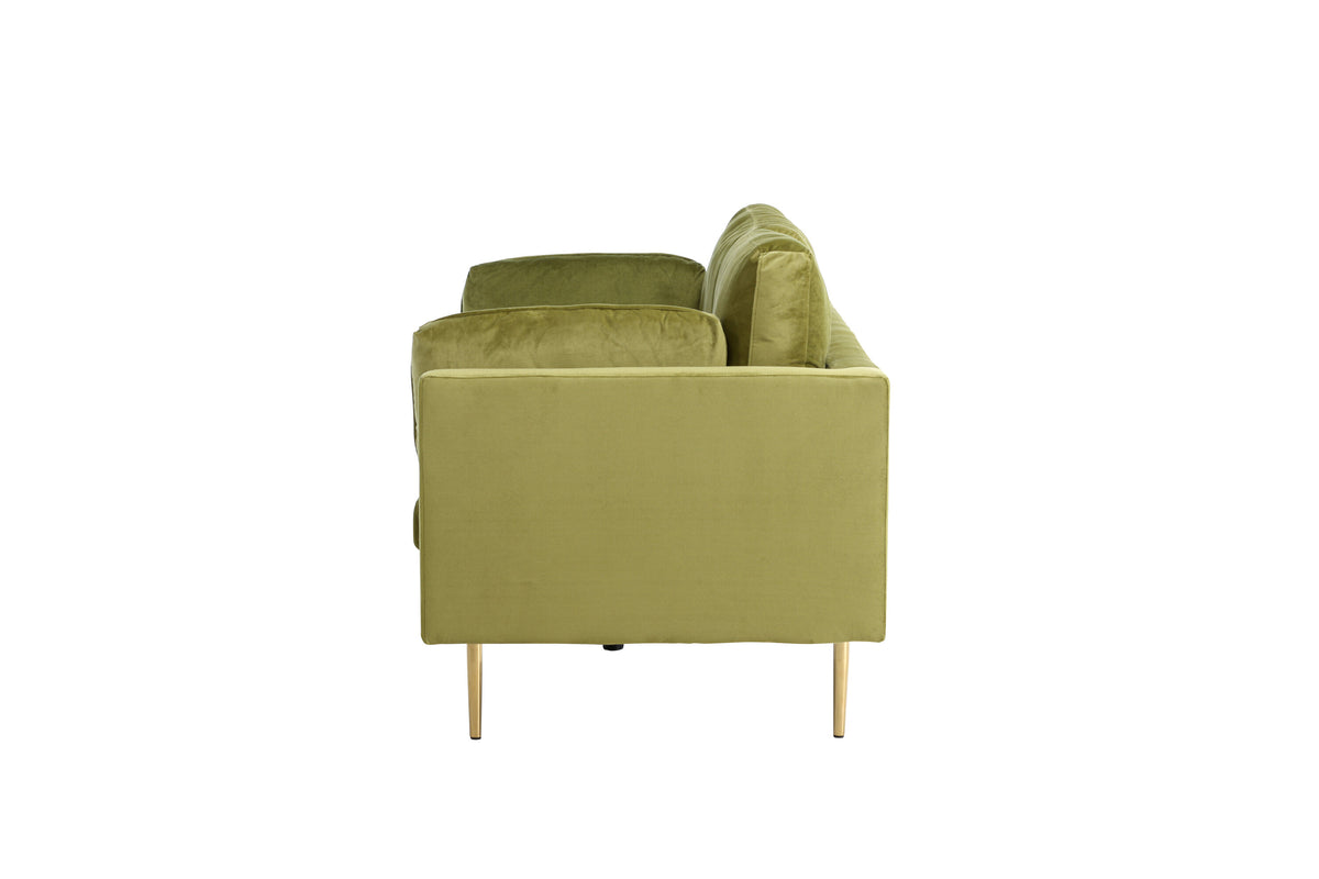 Boom 3-sits soffor grön – detaljbild