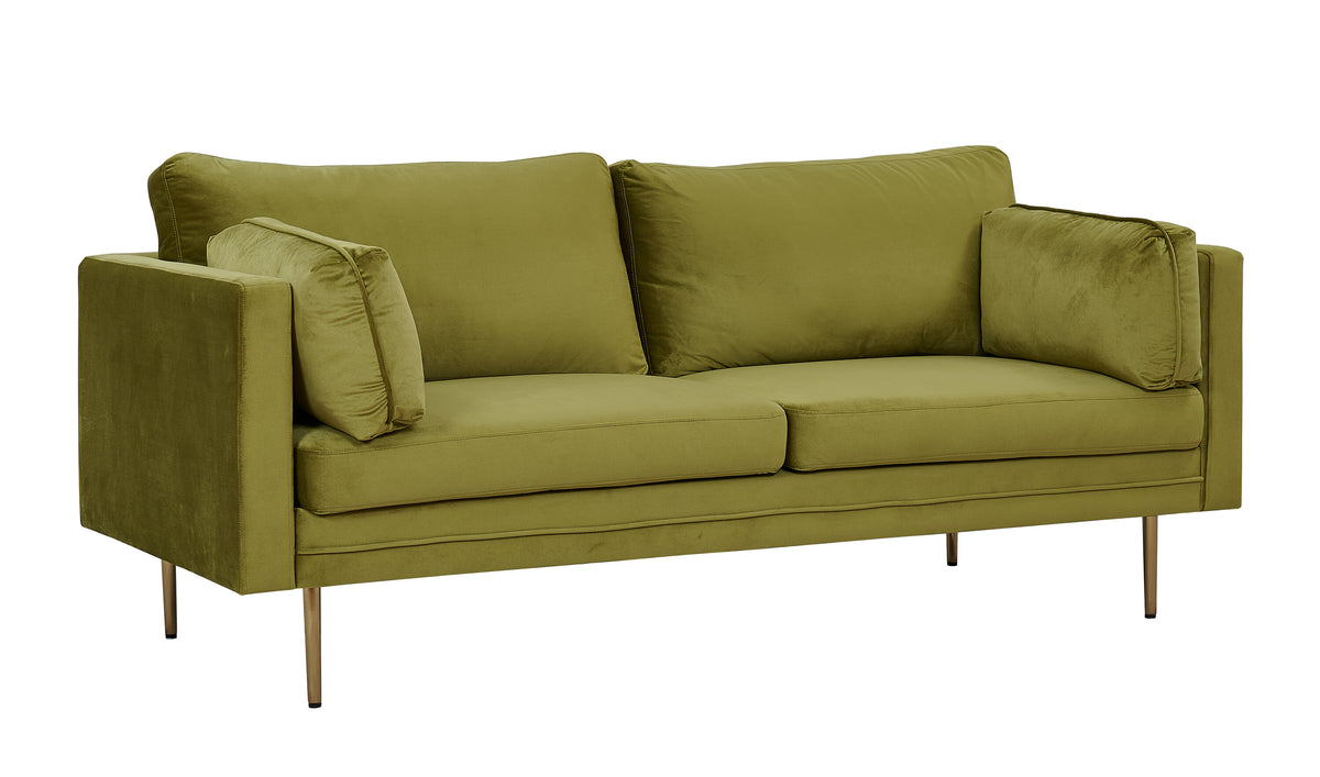 Boom 3-sits soffor grön – detaljbild