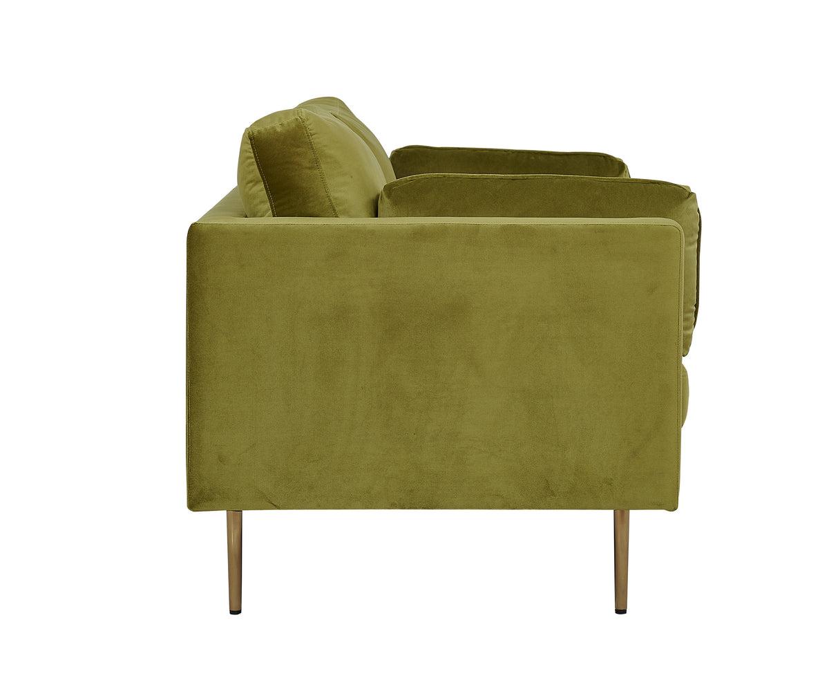 Boom 3-sits soffor grön – detaljbild